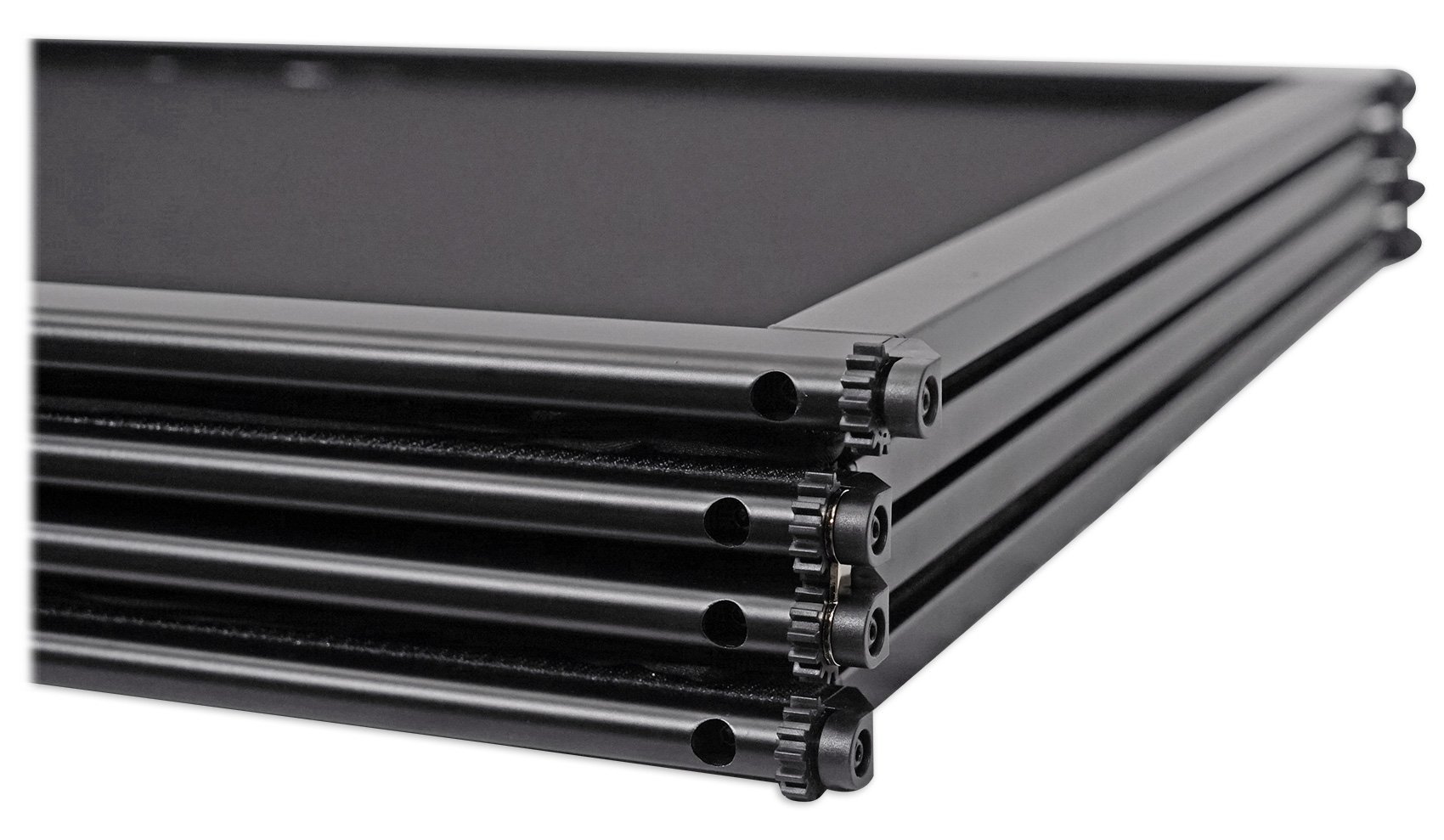 Rockville RFAAC Black 112″ x 48″ DJ Event Facade Lightweight Aluminum Frame