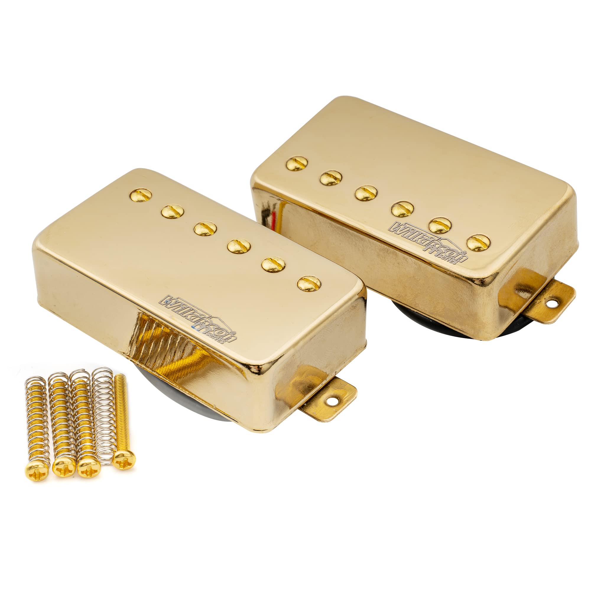 Wilkinson M Series Vintage Tone Alnico 5 Covered Humbucker Pickups Set Gold