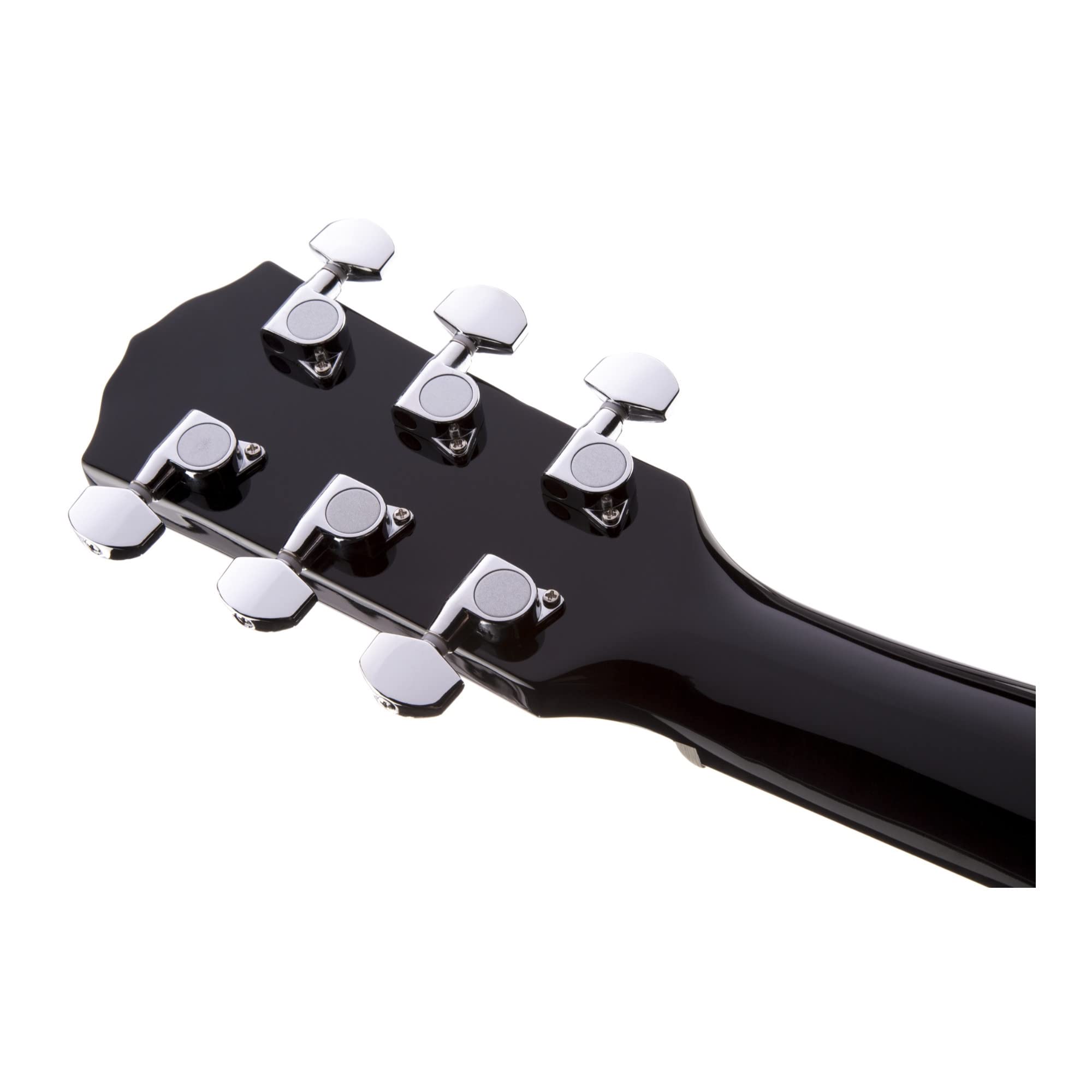 Fender 970110206 Acoustic Guitar, with 2-Year Warranty, CD-60 Dreadnought V3 Classic Design with Rounded Walnut Fingerboard and Alloy Steel Strings, Glossed Black Finish, Spruce Top, Includes Hard-Shell Case
