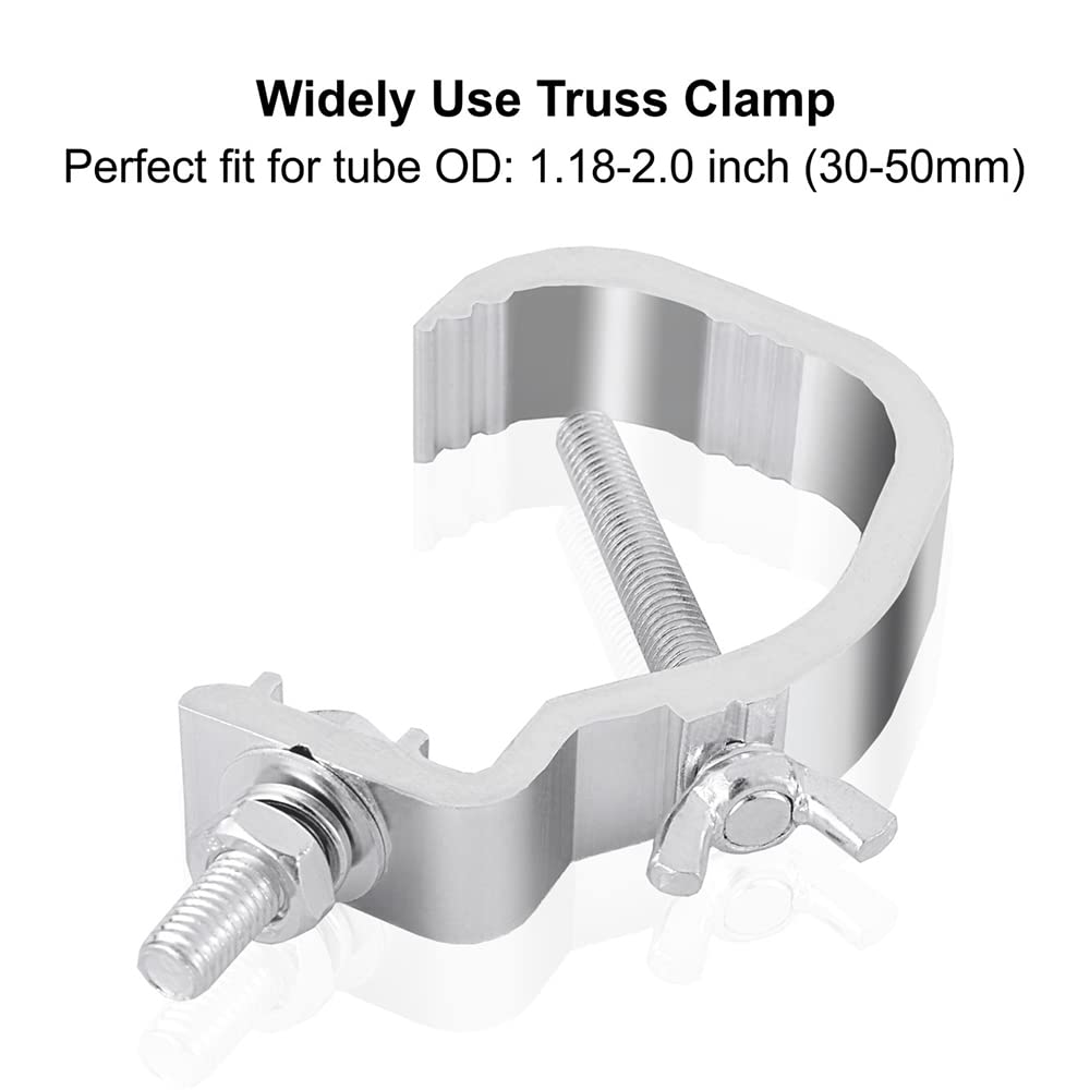 Olaalite Truss C Clamps, 10 Pack 1.18-2 Inch Stage Lights Truss Clamps