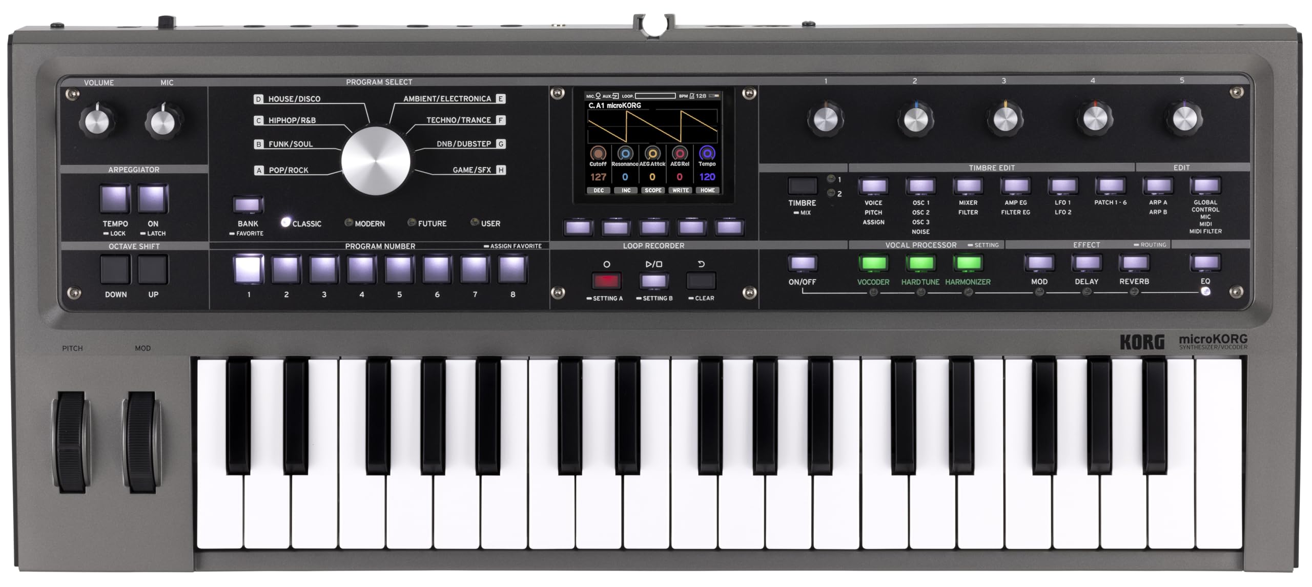 Korg – MicroKorg2 Synthesizer/Vocoder (MICROKORG2)