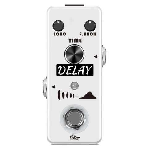 ISET Analog Delay Effect Pedal Guitar Pure Delay For Electric Guitar Bass True Bypass