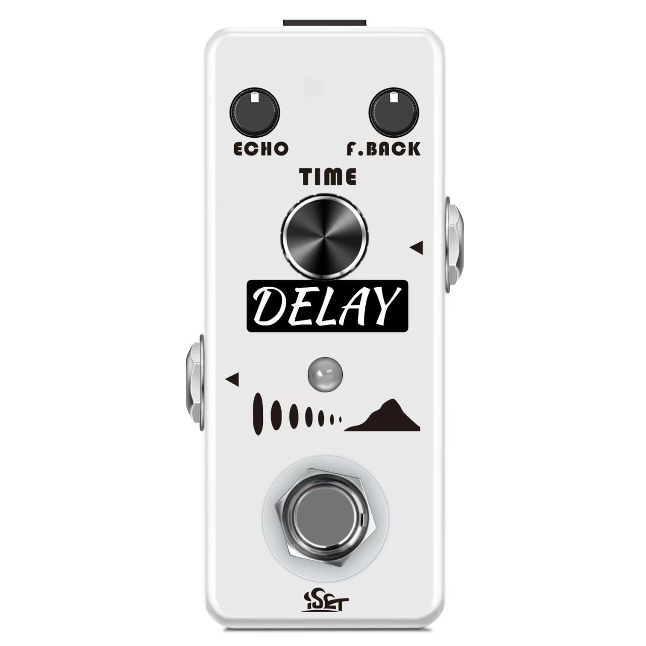 ISET Analog Delay Effect Pedal Guitar Pure Delay For Electric Guitar Bass True Bypass
