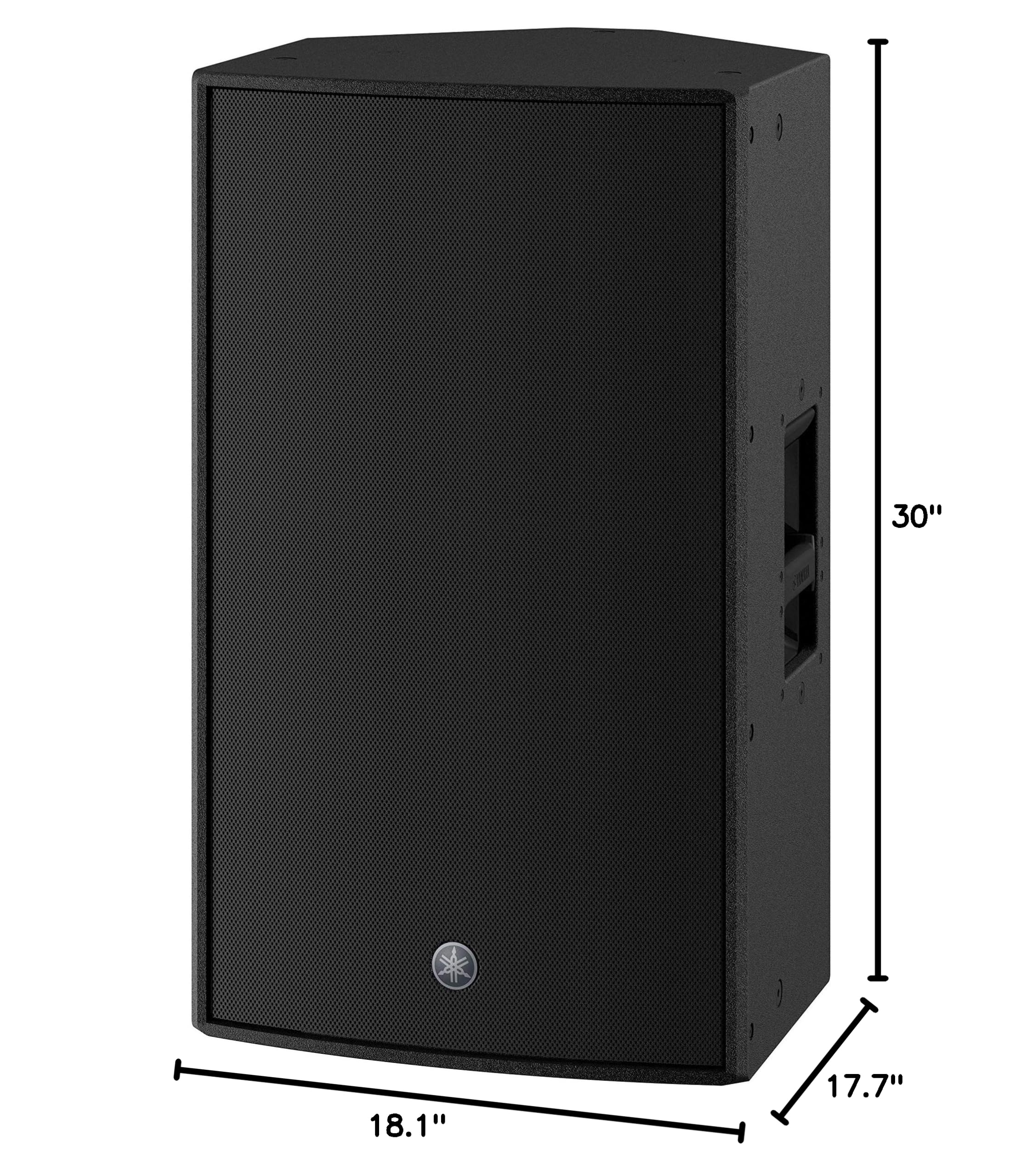 Yamaha DZR15 15 Inch 2000-Watt Powered Speaker, Black