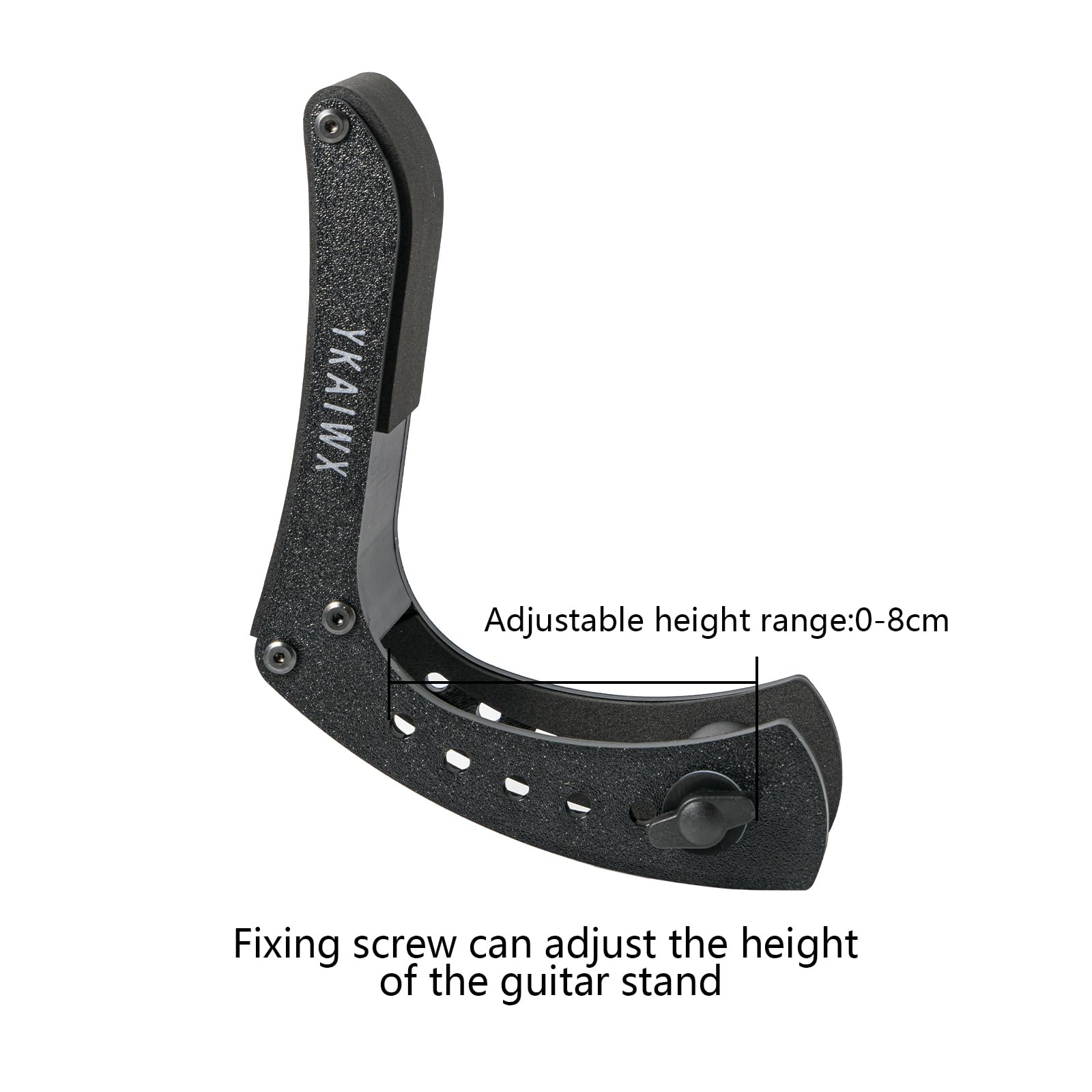 YKAIWX Ergonomic Electric Guitar Holder Footstool Leg Stand Guitar Foot Stool Electric Guitar Support Leg Stand Guitar Lifter (Black)