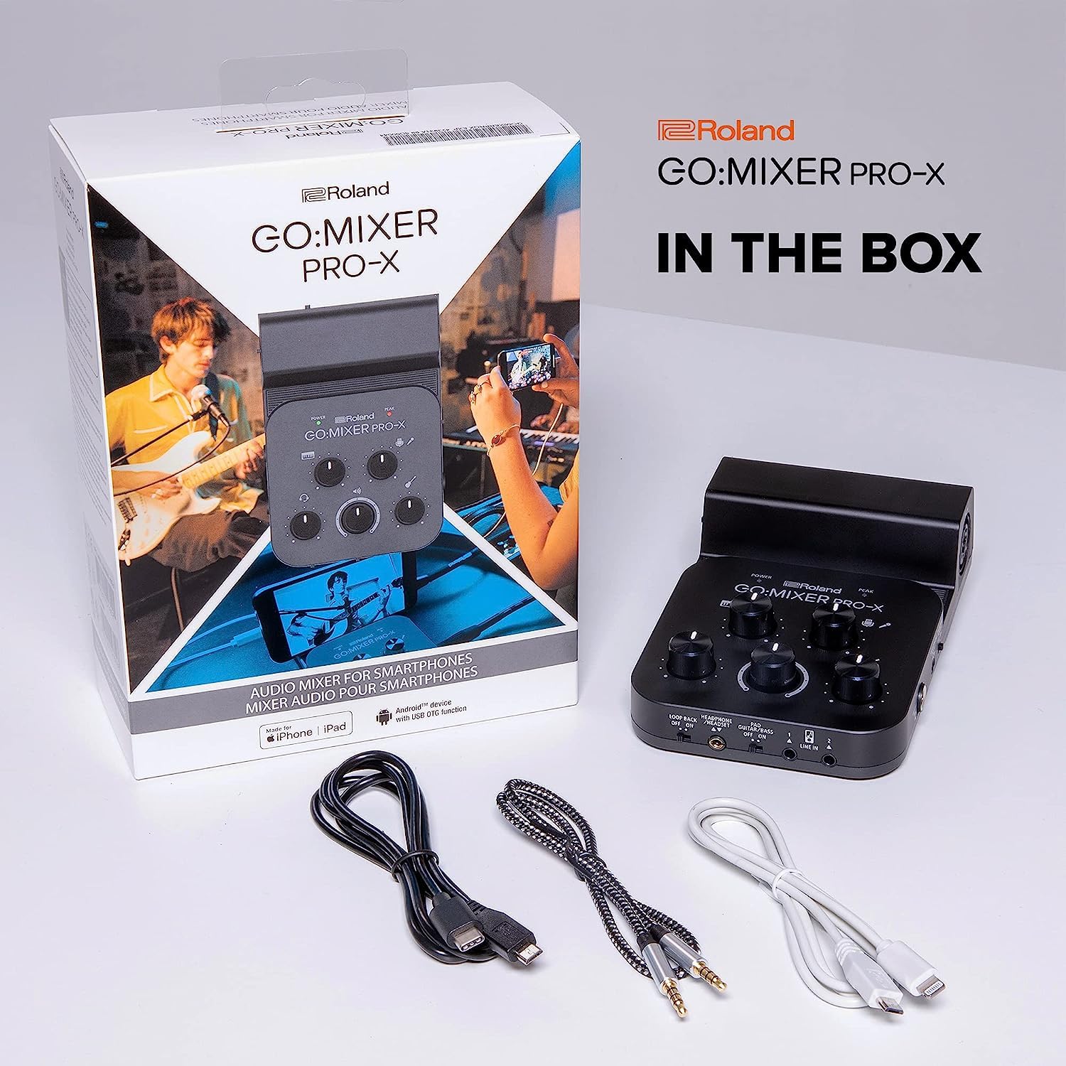 Roland GO:MIXER PRO-X Audio Mixer for Smartphones
