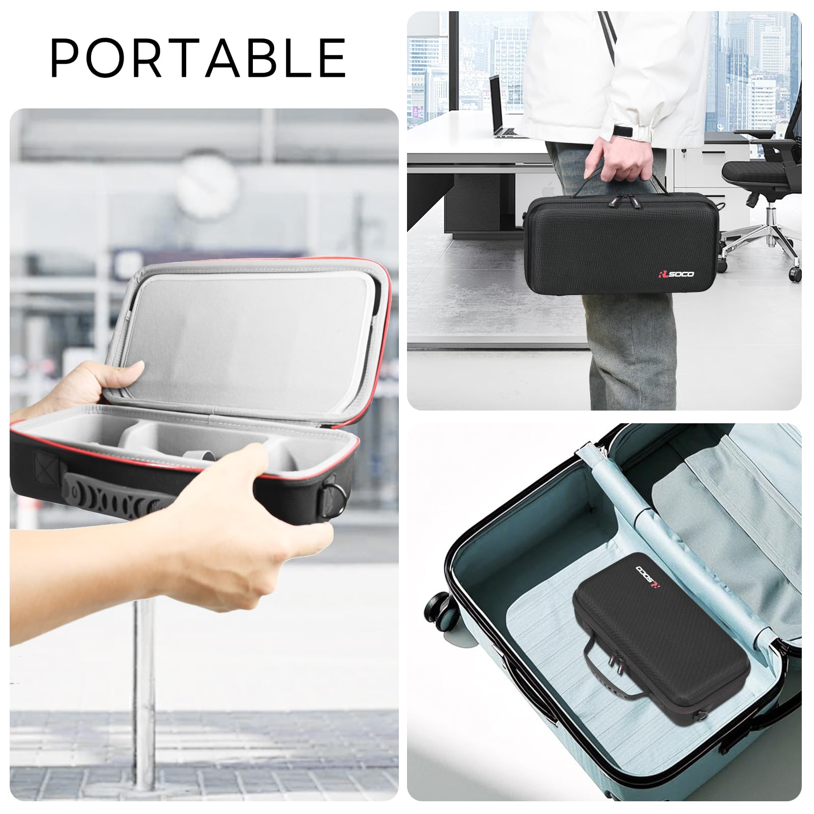 RLSOCO Hard Case for Apple 2026 Mac mini M5/2024 Mac mini M4/M4 Pro – Suitable for Set Accessories:Adapters,Magic Mouse and Magic Keyboard with Non-Number and More (Case Only)