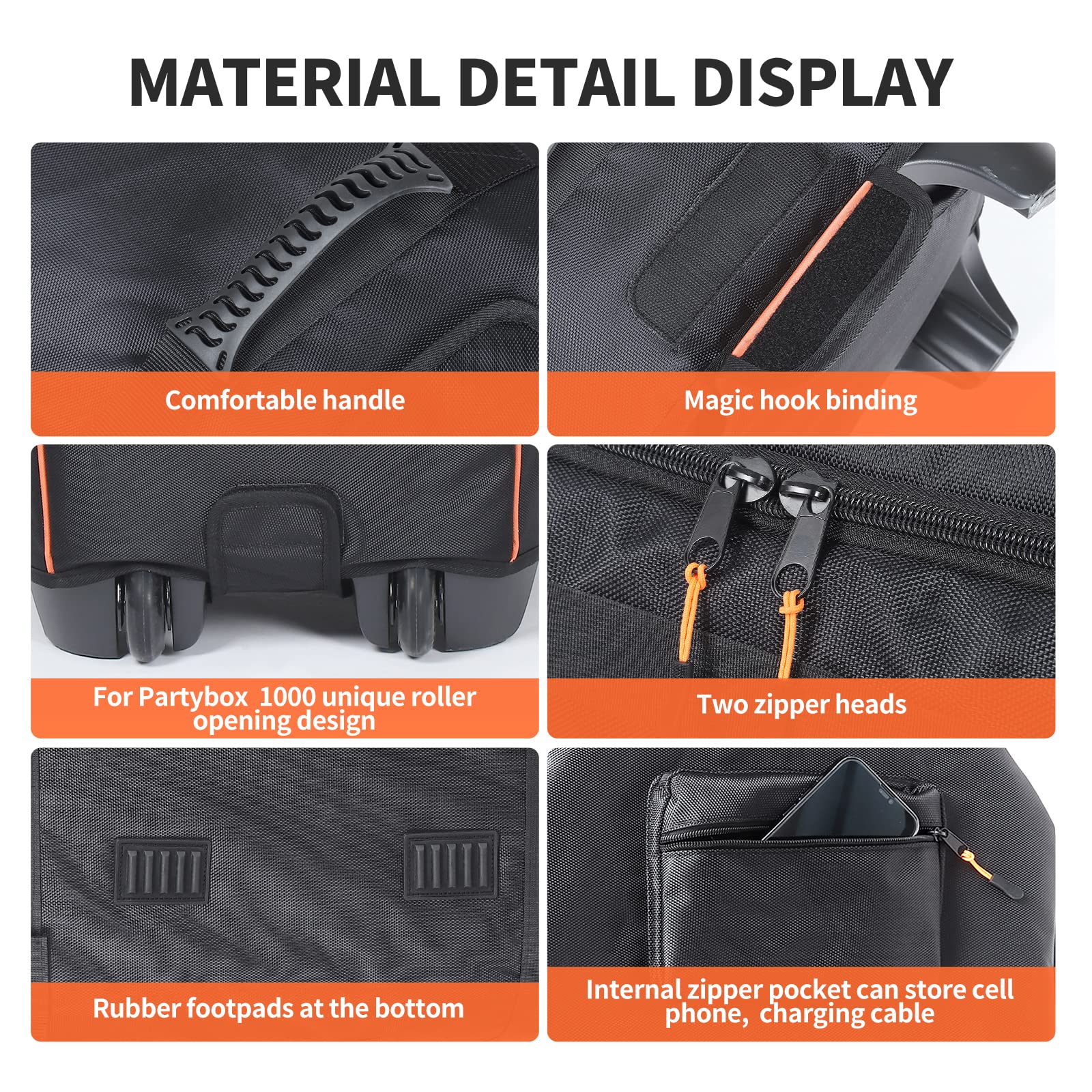 OUKNAK Speaker Bag Travel Case Replacement for JBL Party Box Series, Portable Speaker Carry Tote Bag Backpack for JBL Speaker (For JBL partybox 110 camouflage)