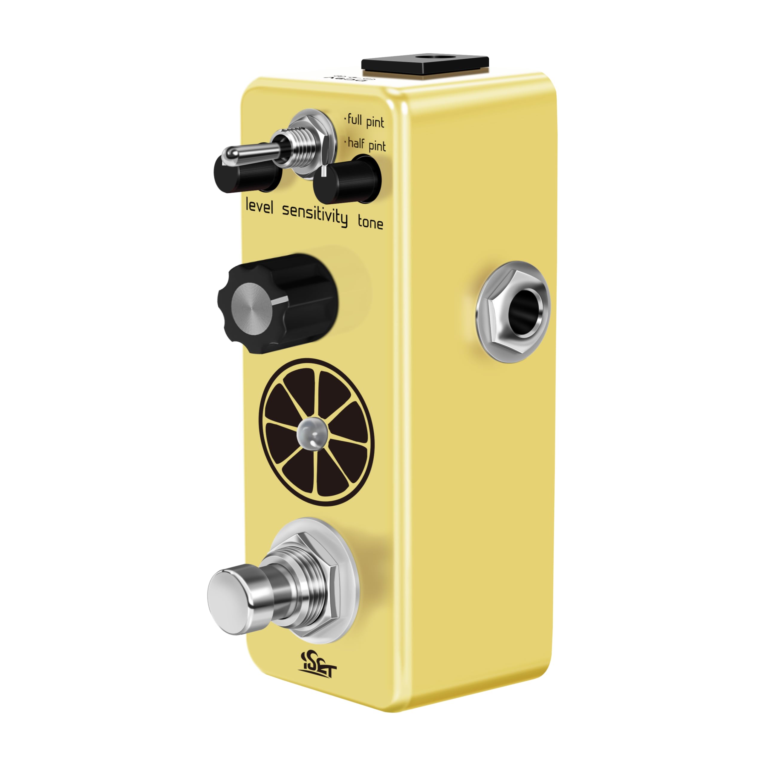 ISET Compressor Guitar Pedal Lemon Compress For Electric Guitar Bass True Bypass