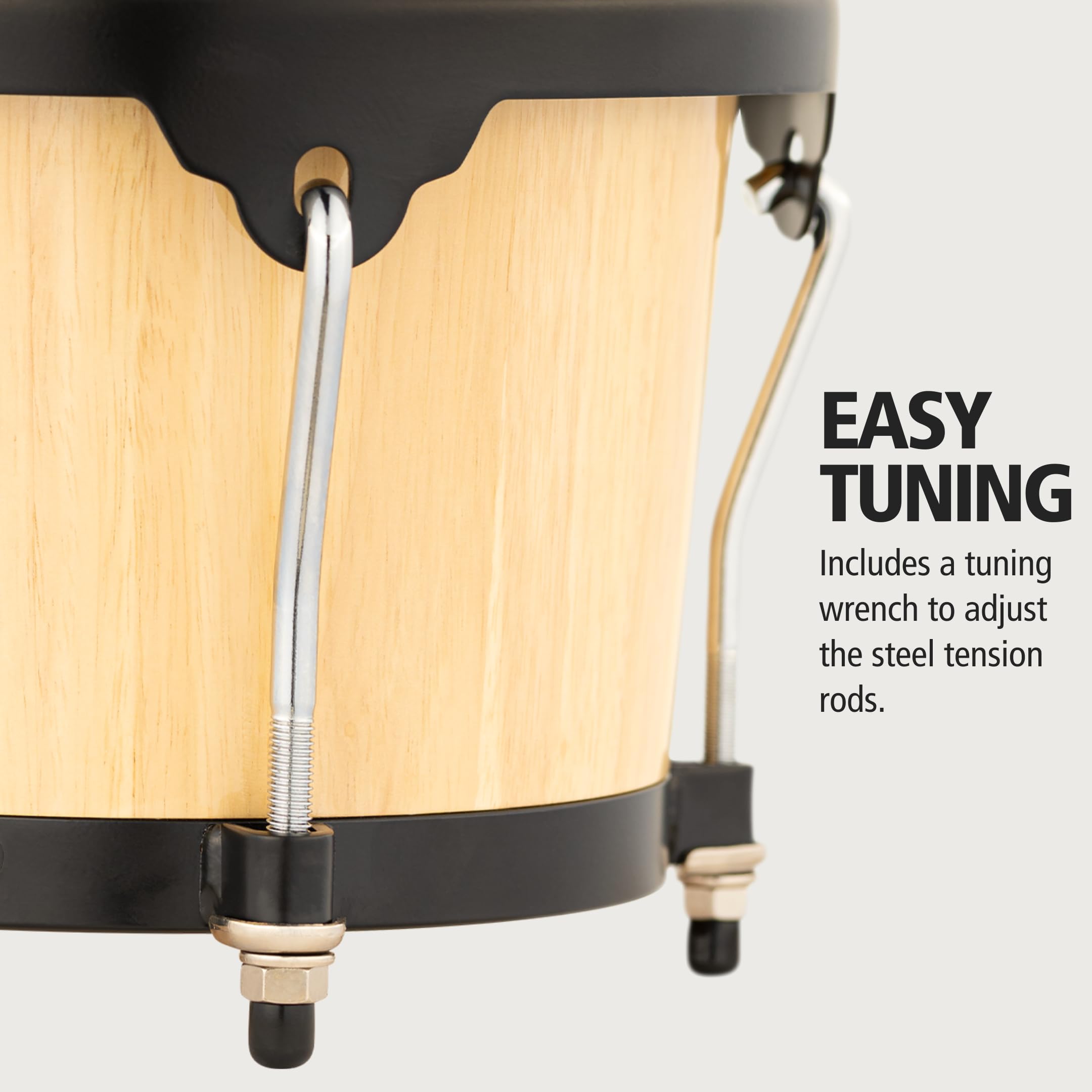 Meinl Percussion Bongo Drums 6.75″, 8″ — NOT MADE IN CHINA