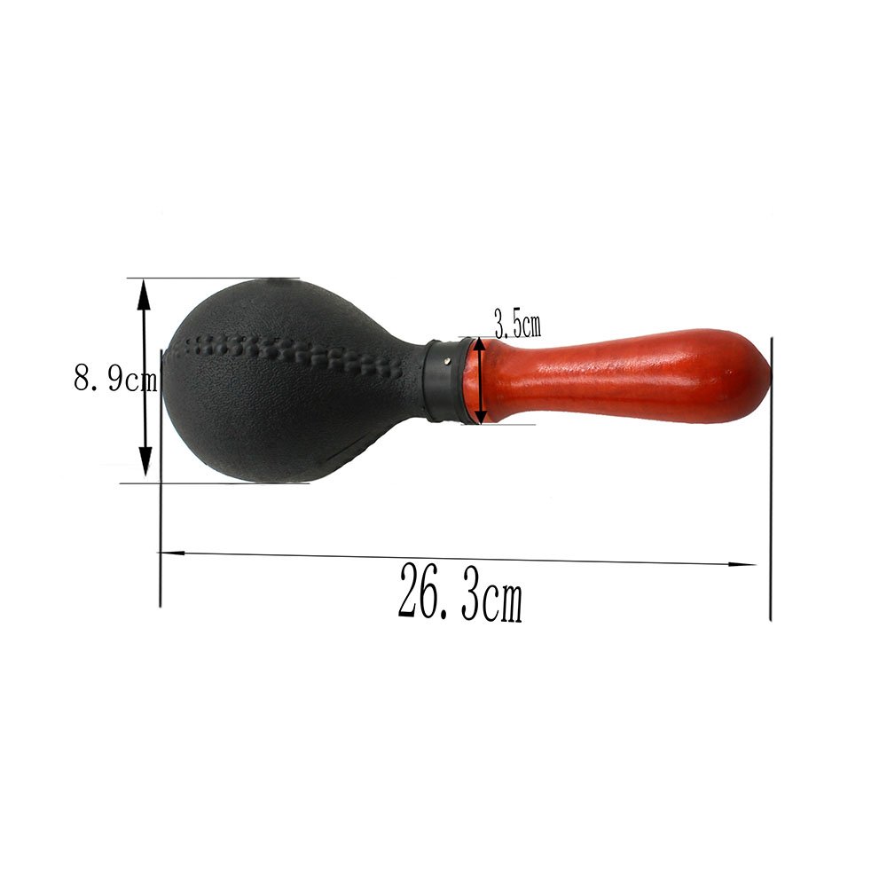 Ubblove Maracas Shakers Rattles Sand Hammer, Black