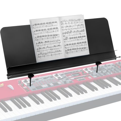 Liquid Stands Sheet Music Stand for Nord Keyboard – Fits All Nord Grand Stages 76/88, Electros C1/C2/C2D, piano, and more – Adjustable, Portable, Heavy-Duty Wide Music Stand for Sheet Music