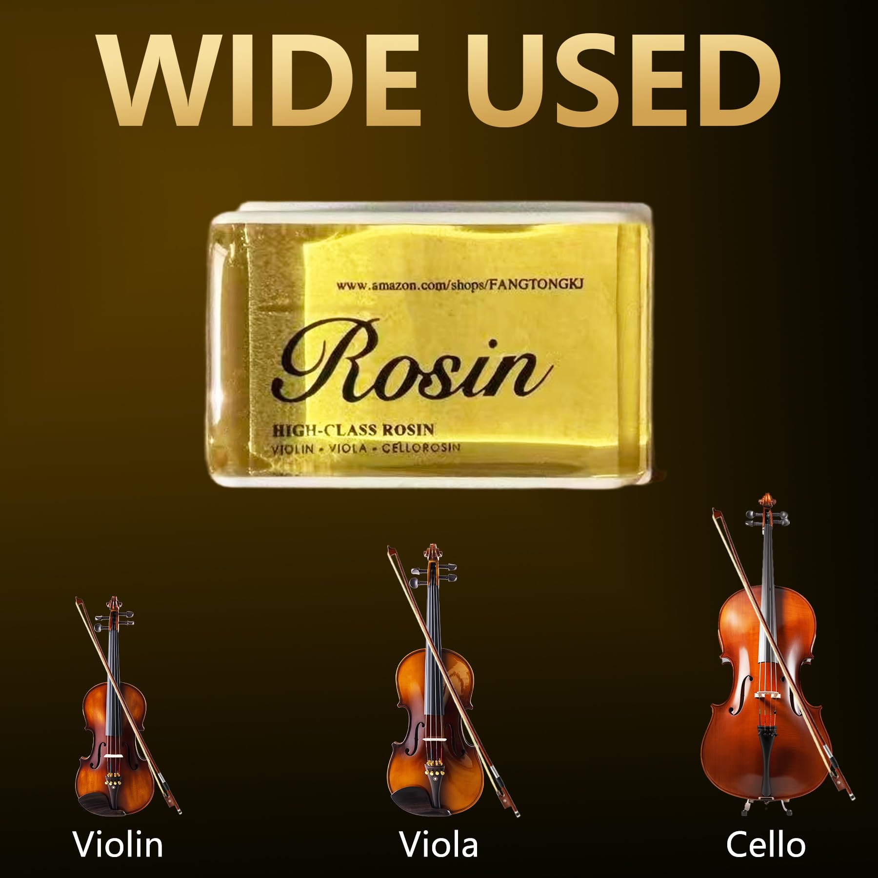 20Pack Rosin,Light Low Dust Violin Rosin for Universal Viola Cello Bows