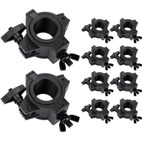 Stage Light Clamp 10 Pack, CZGOR 33lb Plastic DJ Truss Clamps for Stage