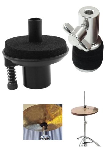 2-Pack Hi-Hat Clutch & Cymbal Seat Holder Set (19mm) – Quick Release Compatible with Most Standard Hi-Hat Stands, Drum Kit Replacement Parts Accessories for Jazz, Rock Drummers