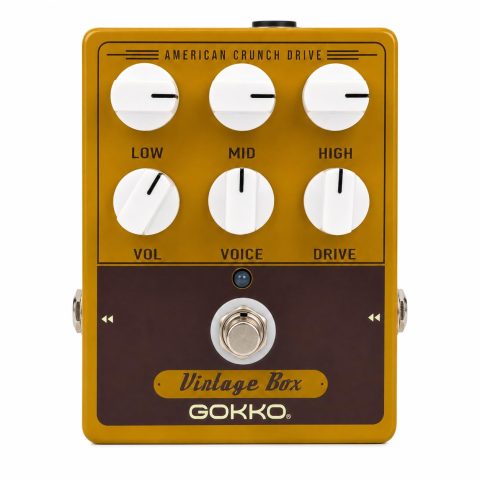 GOKKO GK-33 American-Style Amp Simulator Pedal with Analog Overdrive