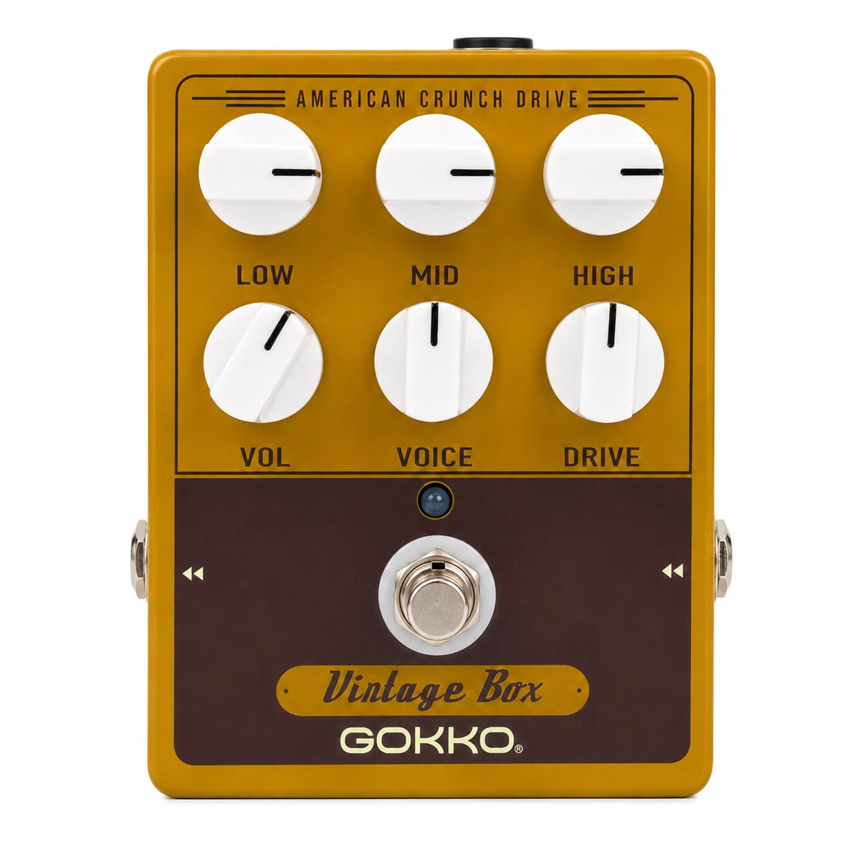 GOKKO GK-33 American-Style Amp Simulator Pedal with Analog Overdrive