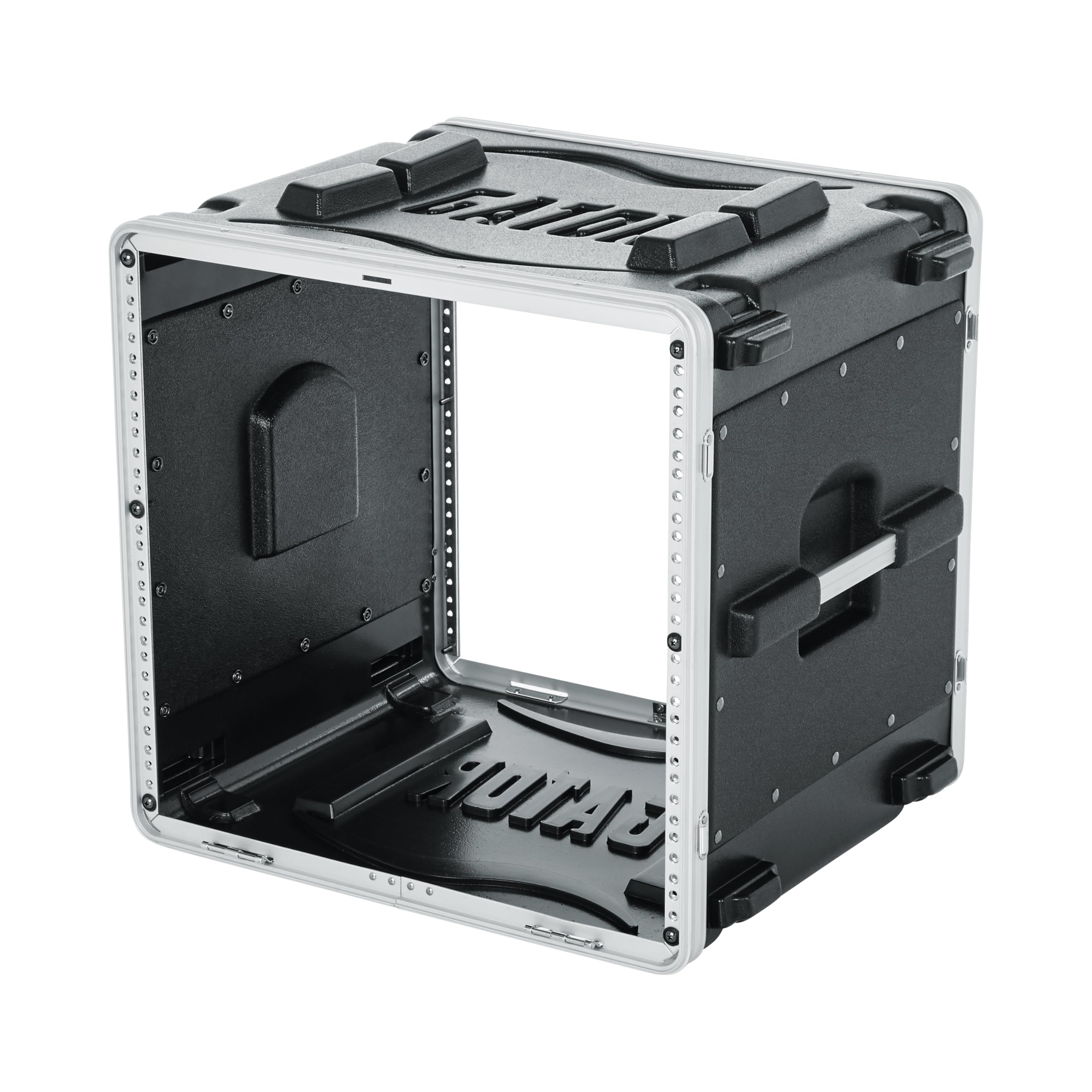 Gator Lightweight Molded 10U Rack Case with Heavy Duty Latches; Standard 19.25′ depth, 10U (GR-10L)