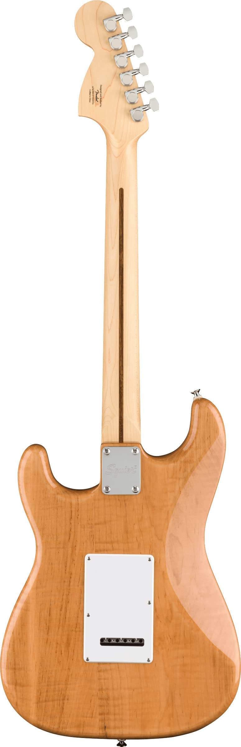 Squier Affinity Series FSR Stratocaster Electric Guitar, Natural, Laurel Fingerboard