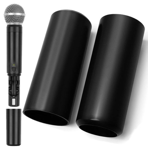 YIBEICO 2PCS Battery Cover Replacement for Shure BLX288/PG58,SM58,Beta58A