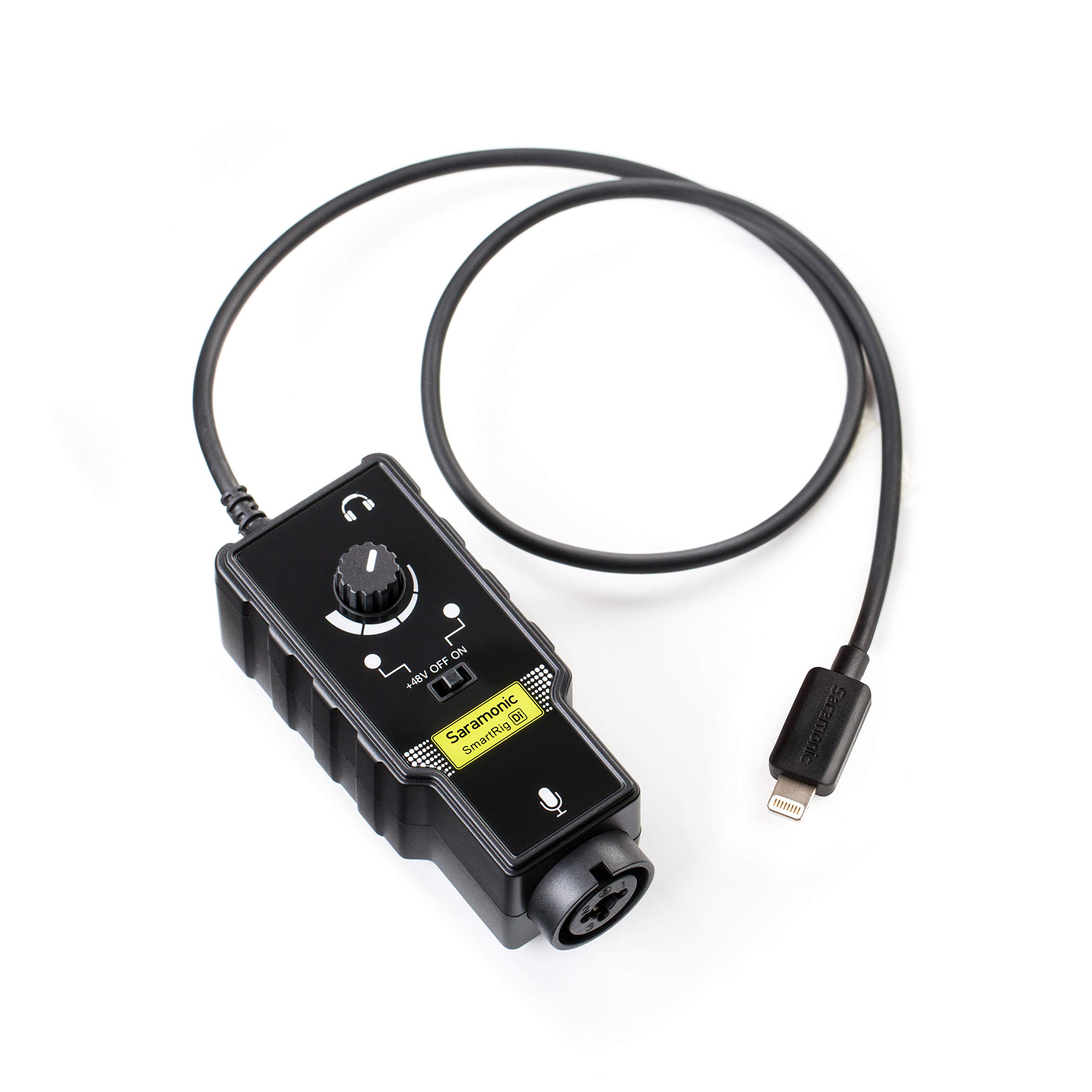 Saramonic SmartRig Di |Professional Lightning Audio Interface with XLR & 1/4″ Inputs for iPhone & iPad