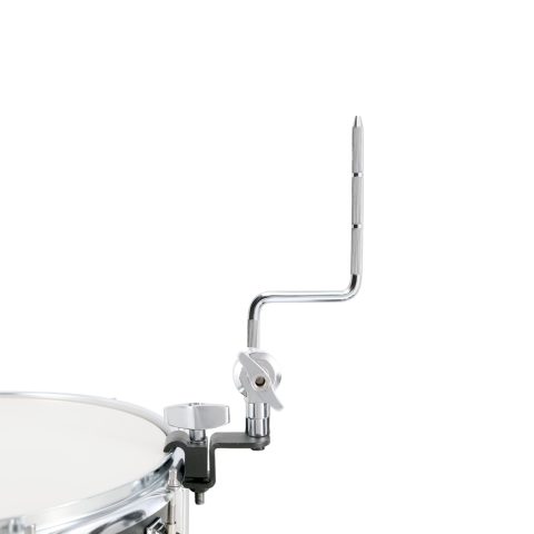 Snare Drum Clamp，Snare Drum Cowbell Clamp With Z Shape Percussion Mount Rod, Cowbell Mount Bracket Mounting Bracket for Cowbells, Cowbell For Drum Set, Snare Drum Accessories