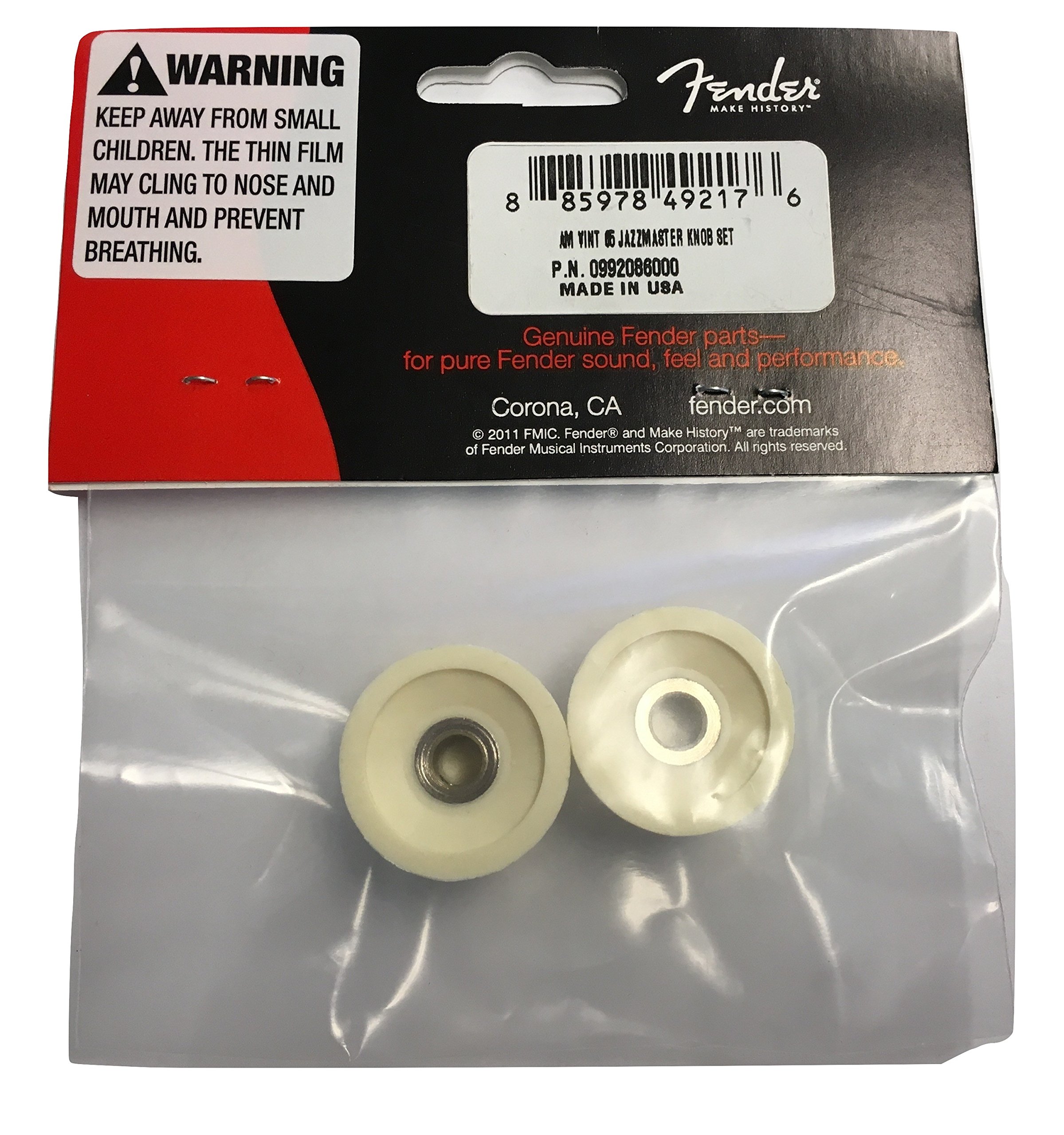 Fender 0992086000 Pure Vintage American ’65 Jazzmaster Knob Set