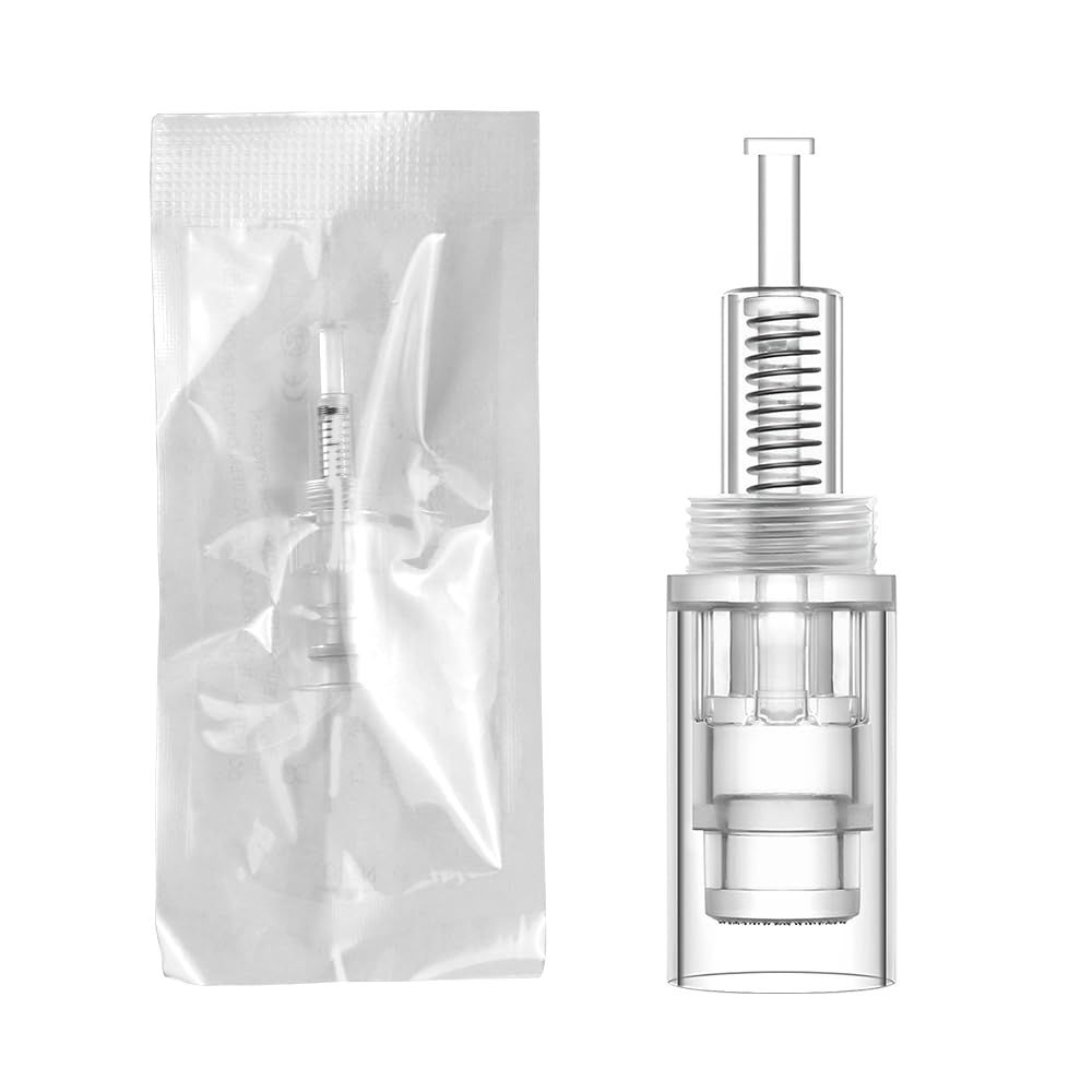 5pcs Screw Slot Round Nano Microneedle Cartridge for Microneedling Pen