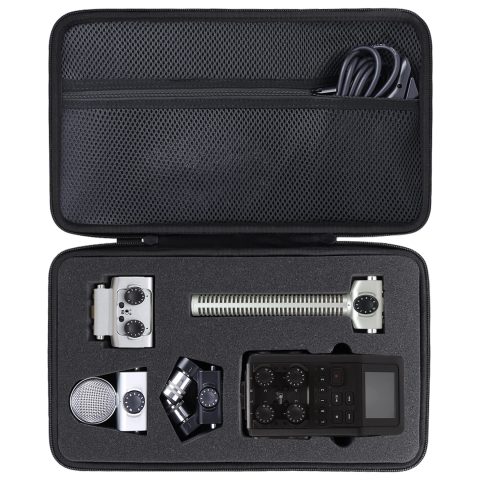 co2CREA Hard Case for Zoom H6studio 8-Track 32-Bit Float Handy Recorder