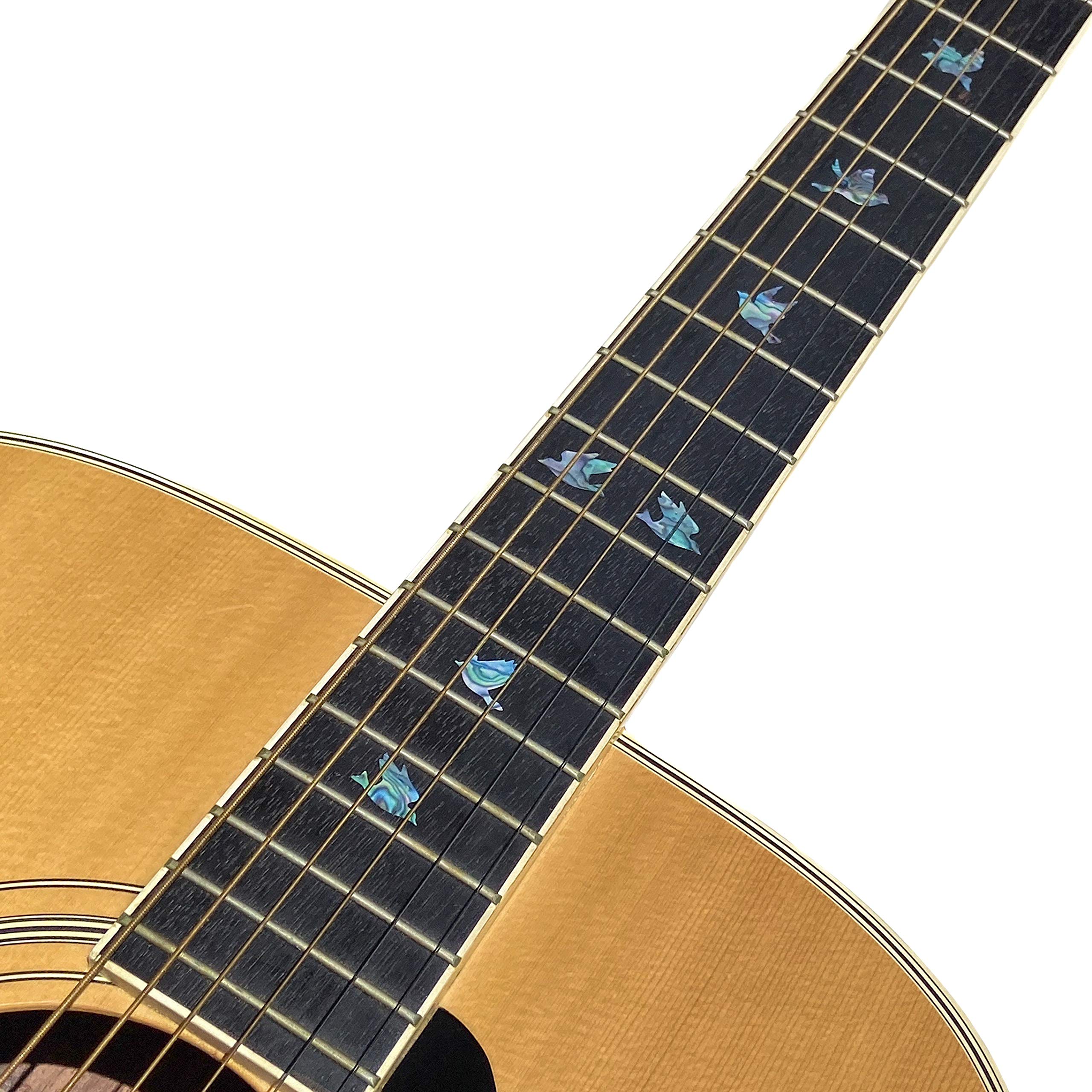 Inlay Sticker Fingerboard Position Marker for Guitar & Bass Doves Abalone Mix