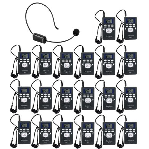 Retekess TR503 Tour Guide Speaker and Headset, Assistive Listening System