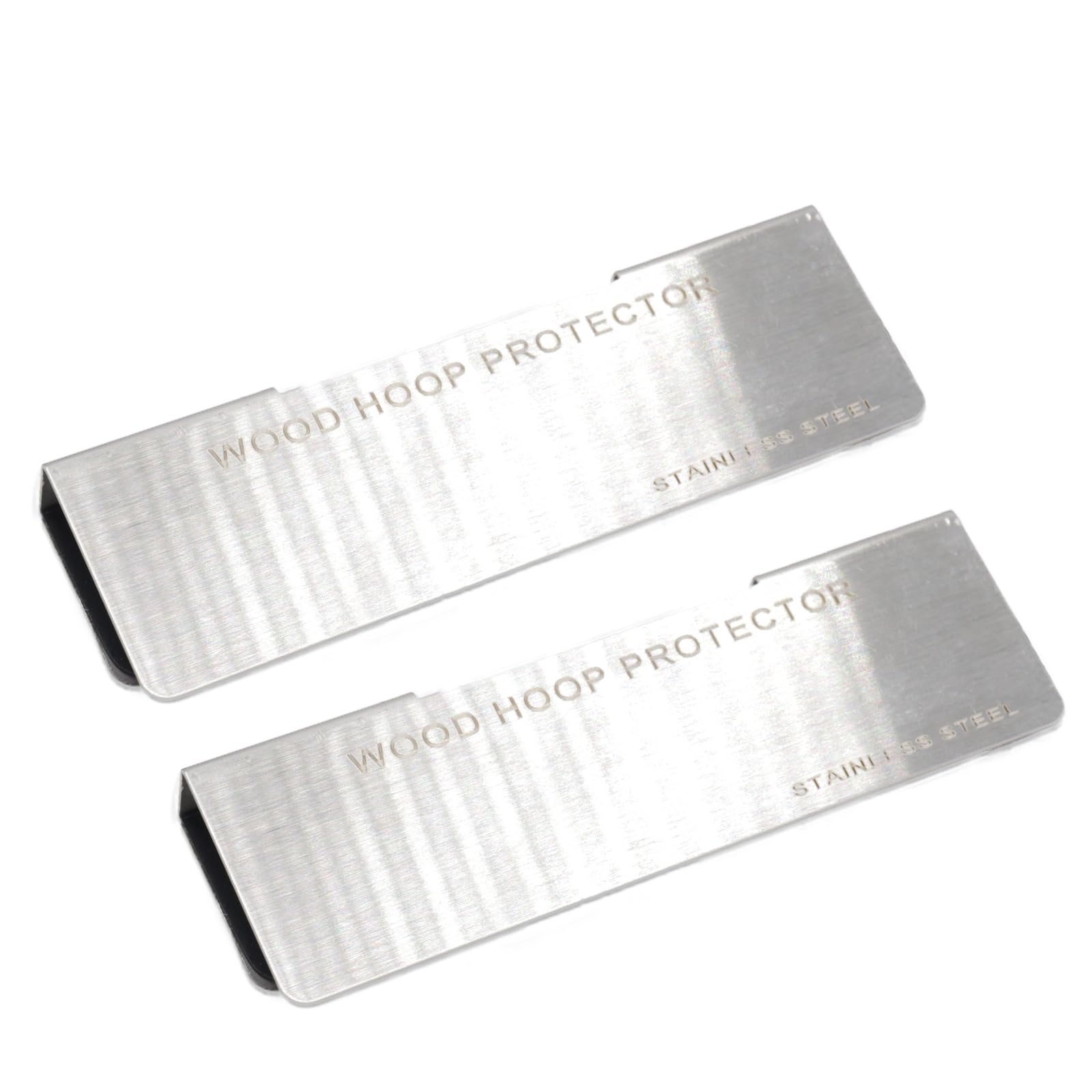 Cheerock 2-Pack Stainless Steel Bass Drum Hoop Protector 3.93 x 1.18 Inch