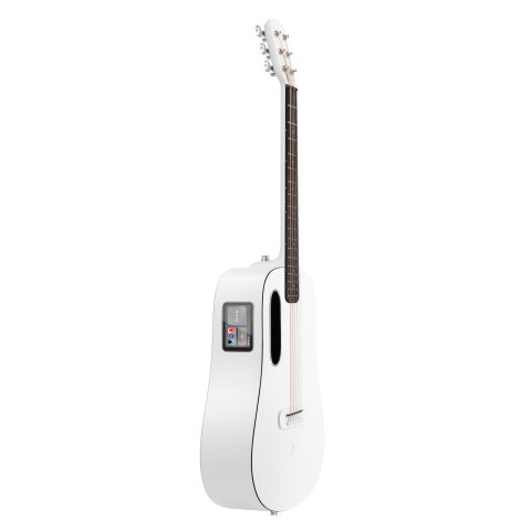 LAVA ME PLAY Smart Guitars,HILAVA 2.0 System Acoustic Electric Guitar,Right Handed 6 Steels String Acustica Guitarra For Adults & Teens & Beginner (36′, LITE BAG,Sail White)
