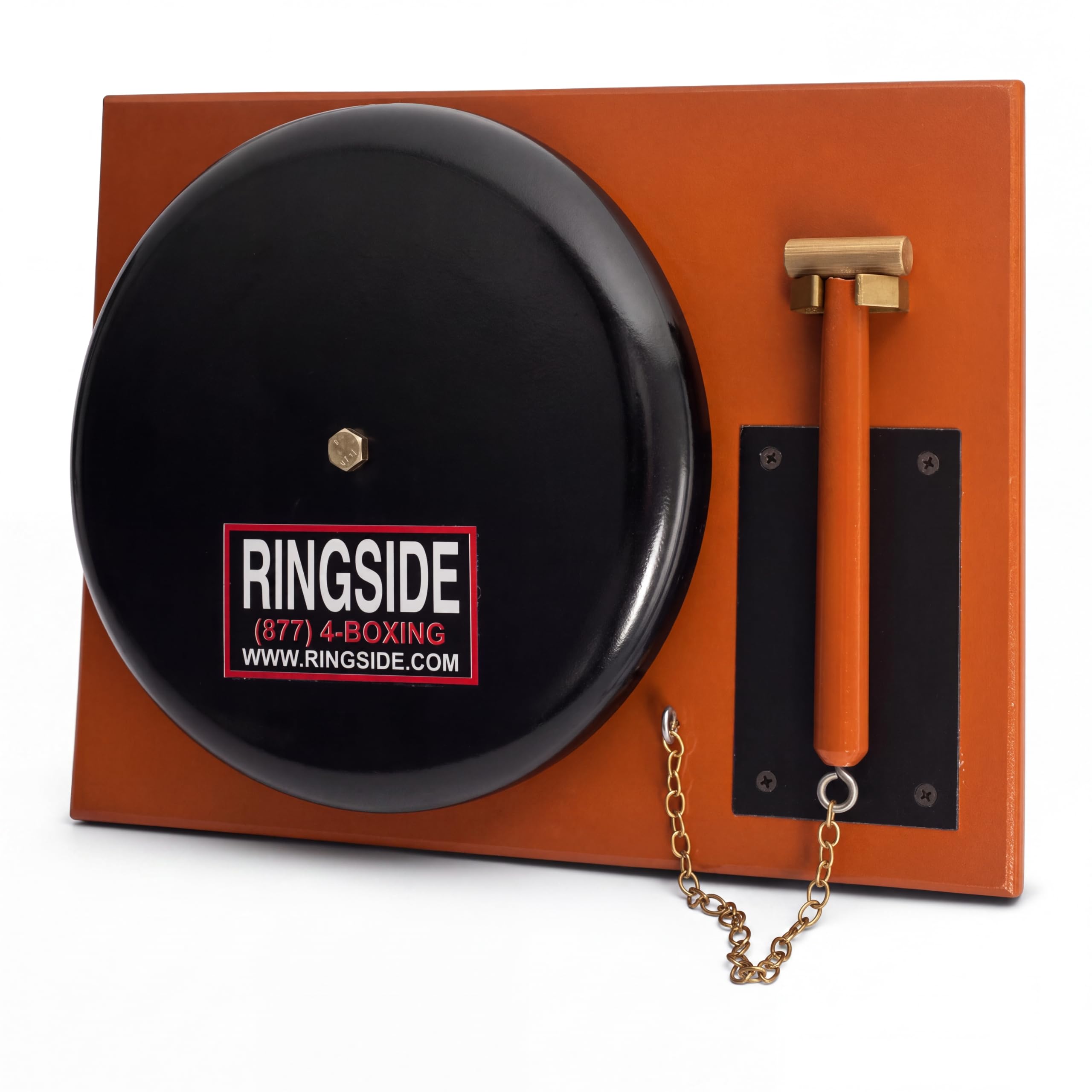 Ringside 10″ Boxing Ring Gong with Brass Hammer & 10-Second Plate