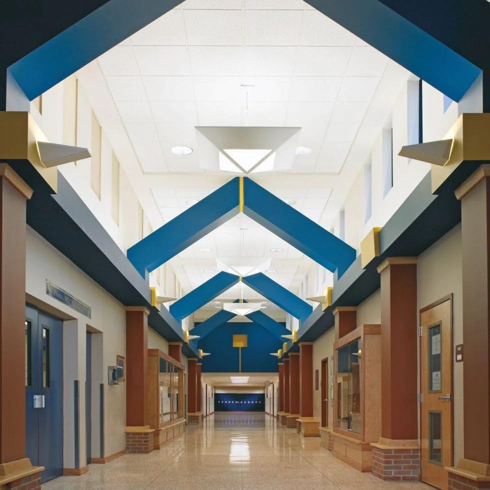 Armstrong Ceiling Tiles; 2×4 Ceiling Tiles – 10 pcs White; Acoustic Ceilings for Suspended Grid; CORTEGA Second Look 2767