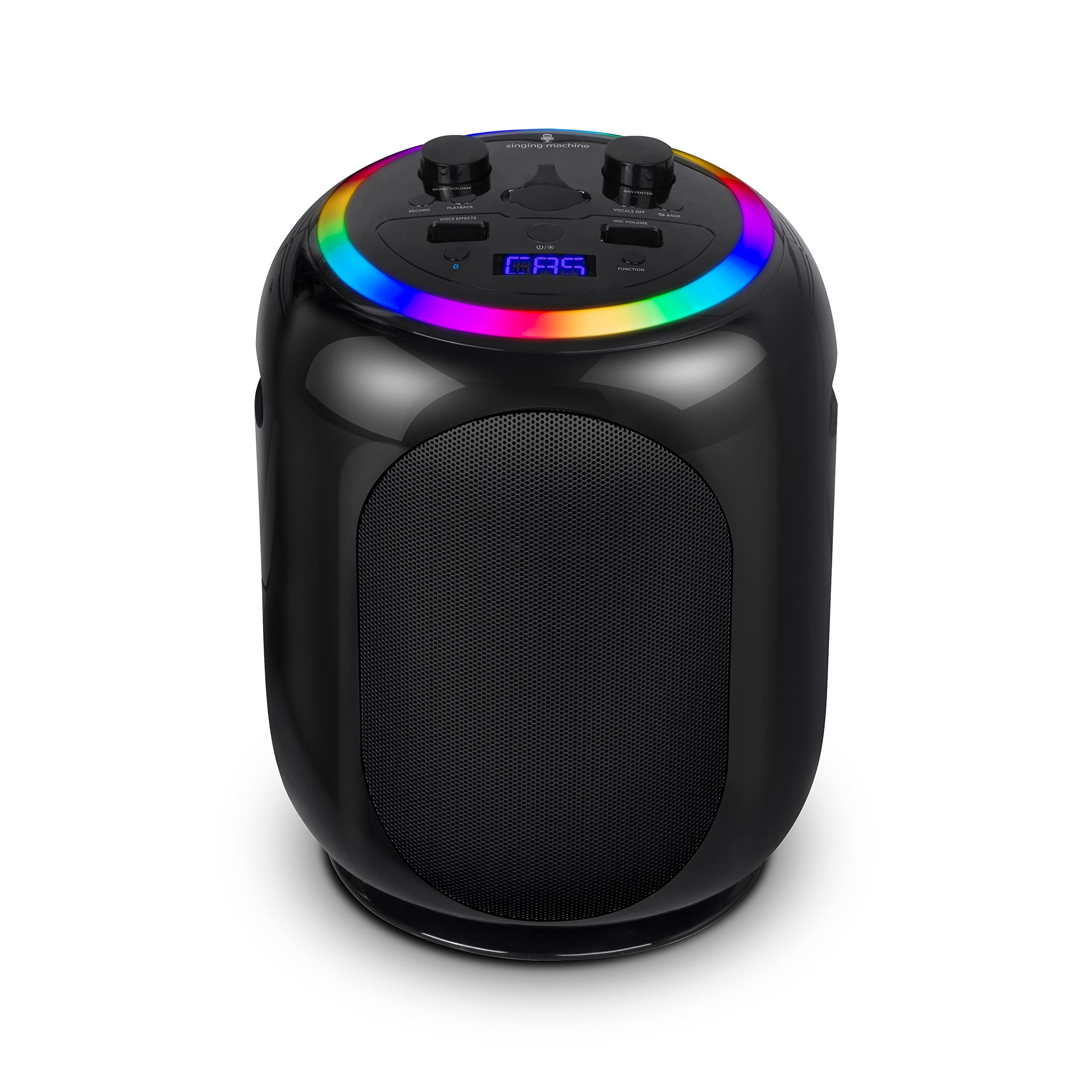 Singing Machine SingCast MAX Bluetooth Video Casting Karaoke Machine, Party Speaker, Microphone, 22 Voice Effects, Pitch Correction, Lights, Stand, 35W Sound for PA System Function for Adults & Kids