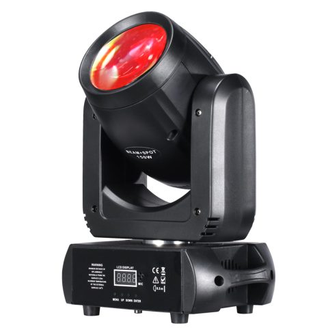 DJXFLI 90W LED Moving Head DJ Lights Mini Beam Stage Lights Super Bright Spot RGBW 4IN1 DMX 512 13CH Sound-Activated for Wedding DJ Party Stage Lighting (75W, 1)