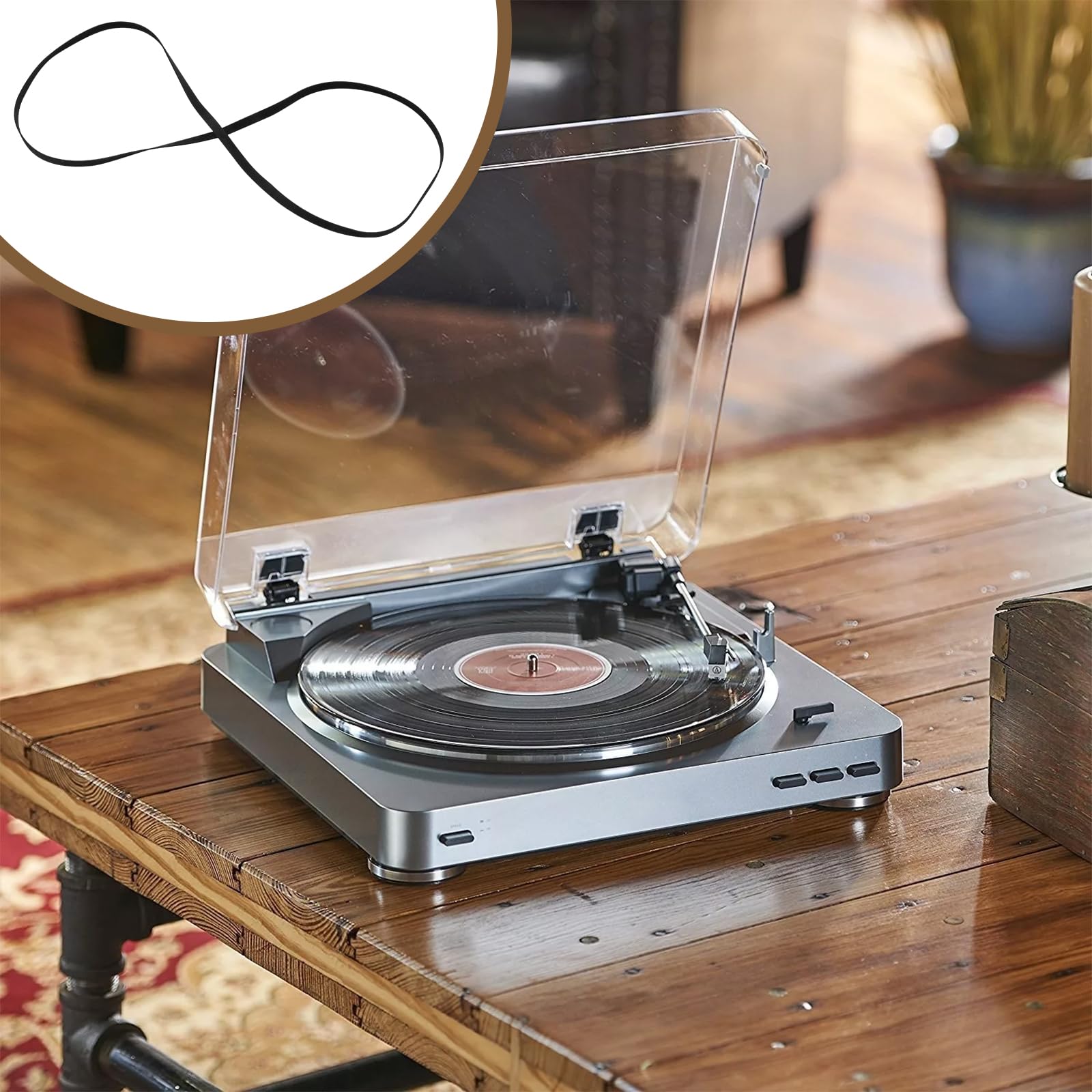 Turntable Belt for Audio-Technica AT-PL50 AT-LP60 Automatic Turntables