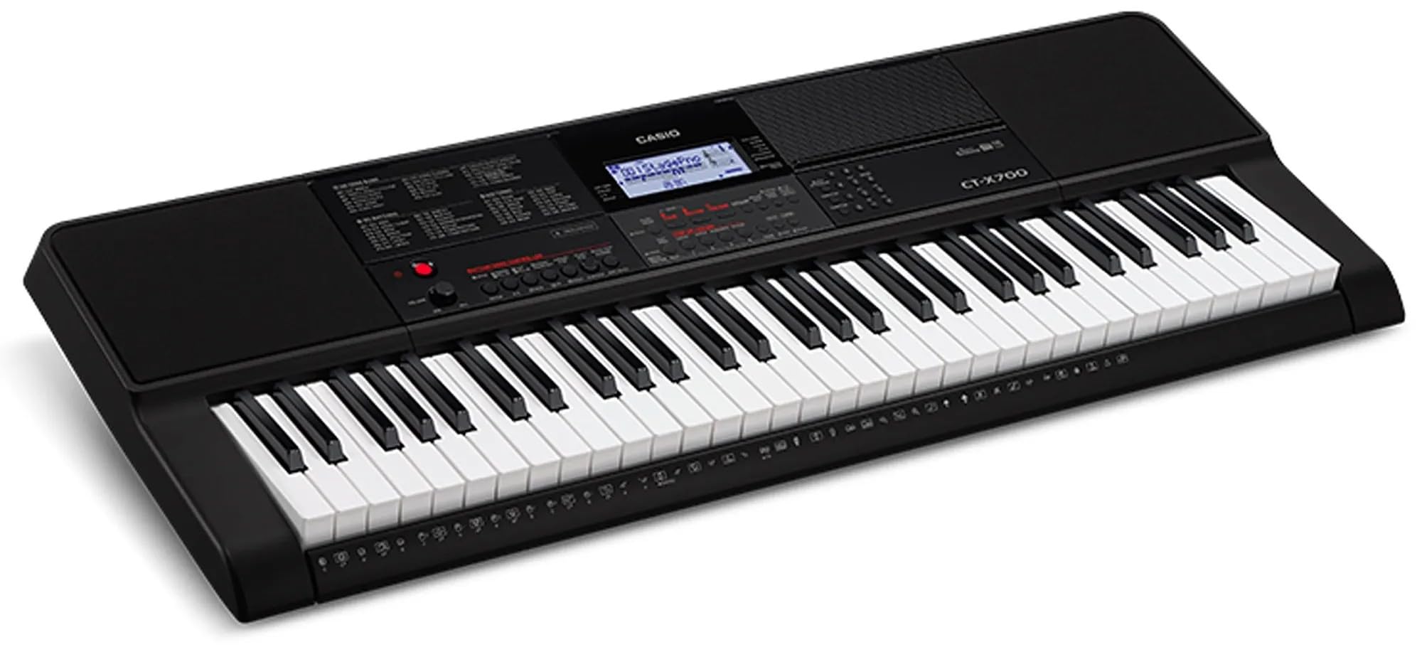 Casio CAS CTX700 EDP CT-X700 EDP Educational Keyboard Pack with Power Supply, Stand, Headphones, USB Cable, and Instructional Software ()
