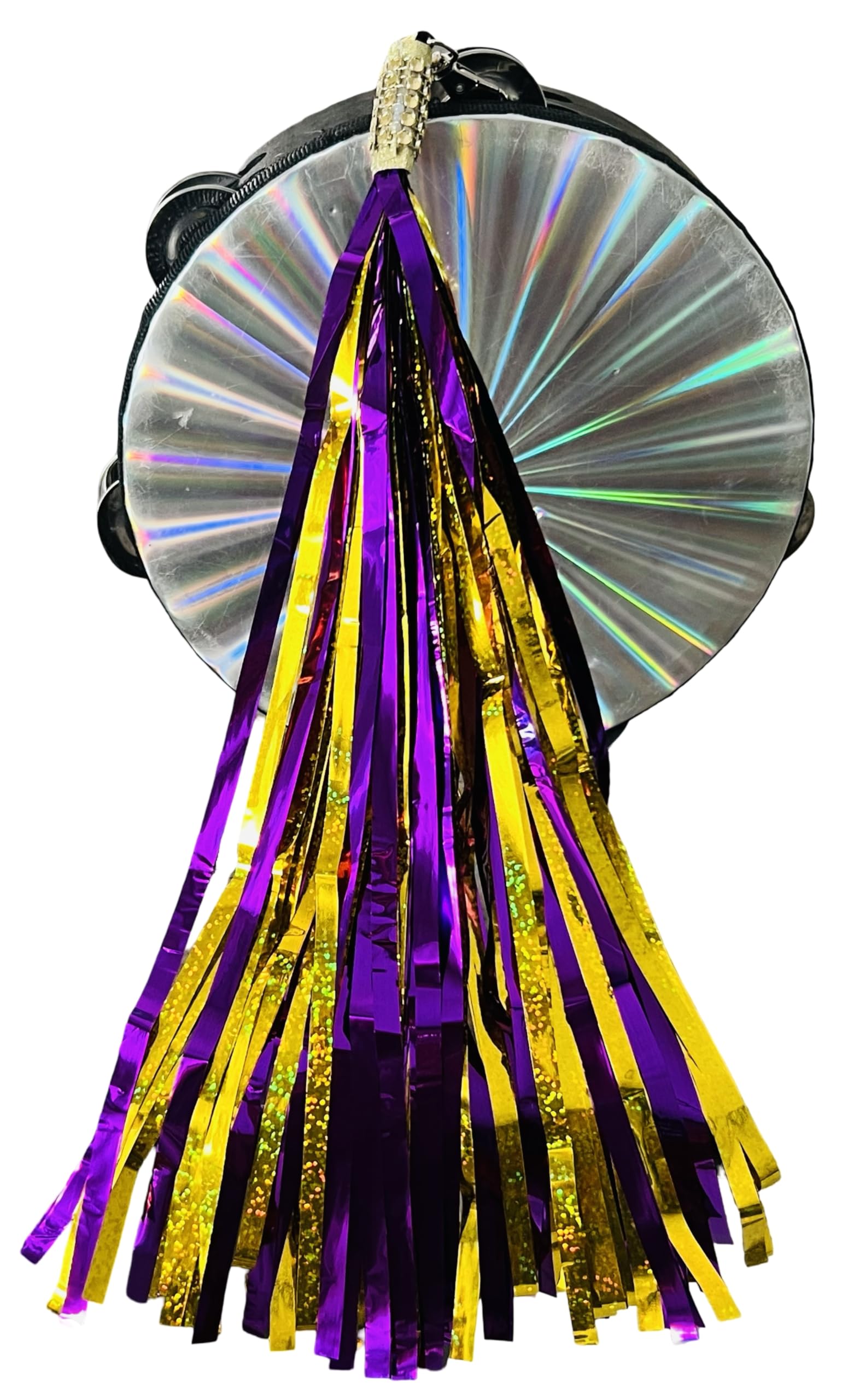 Lluvia liston para pandero Handmade 15-16inch on standard 8inch tambourine (Royal Purple) Pandero no incluido tambourine not included