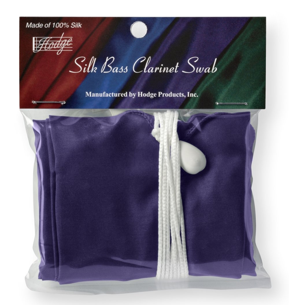 Hodge BCP Silk Bass Clarinet Swab, Purple