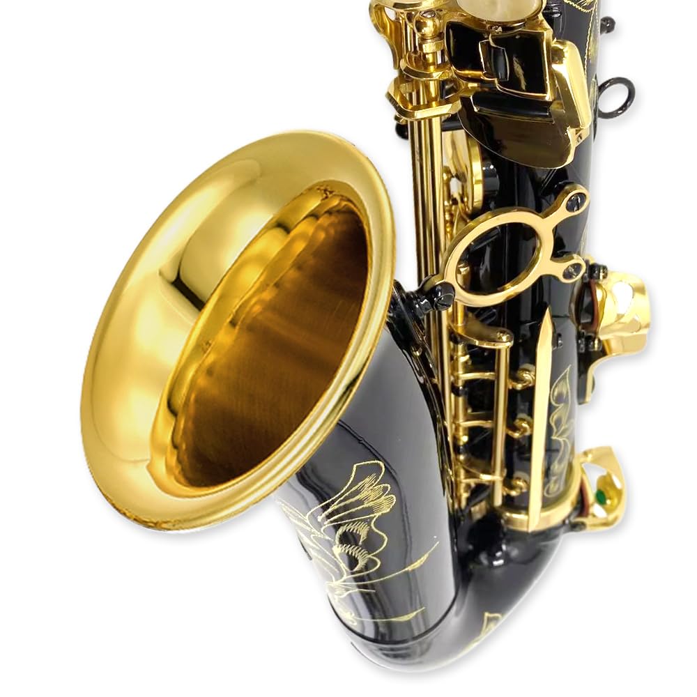 YoungMonic Alto Saxophone E Flat for Adults Students Saxophone Beginner Kit with Mouthpiece Carrying Case Straps 10Reeds