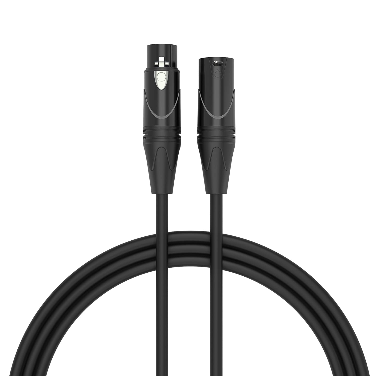 MFL. Flexible DMX Cable 15 ft 3 Pin Signal XLR Male to Female Cable Wire for Stage Lighting DJ Lights, 1 Pack