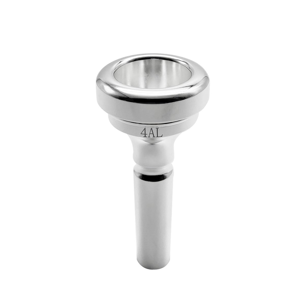 Missmore Silver Plated Trombone Mouthpiece 4AL Large Shank