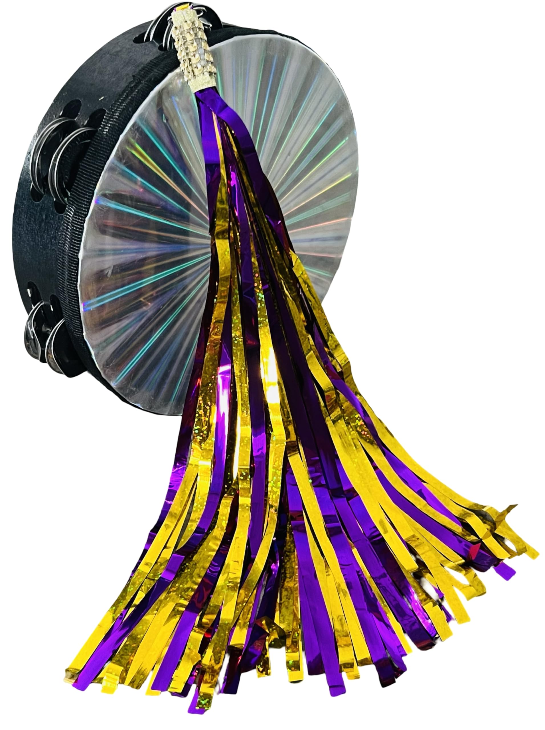 Lluvia liston para pandero Handmade 15-16inch on standard 8inch tambourine (Royal Purple) Pandero no incluido tambourine not included