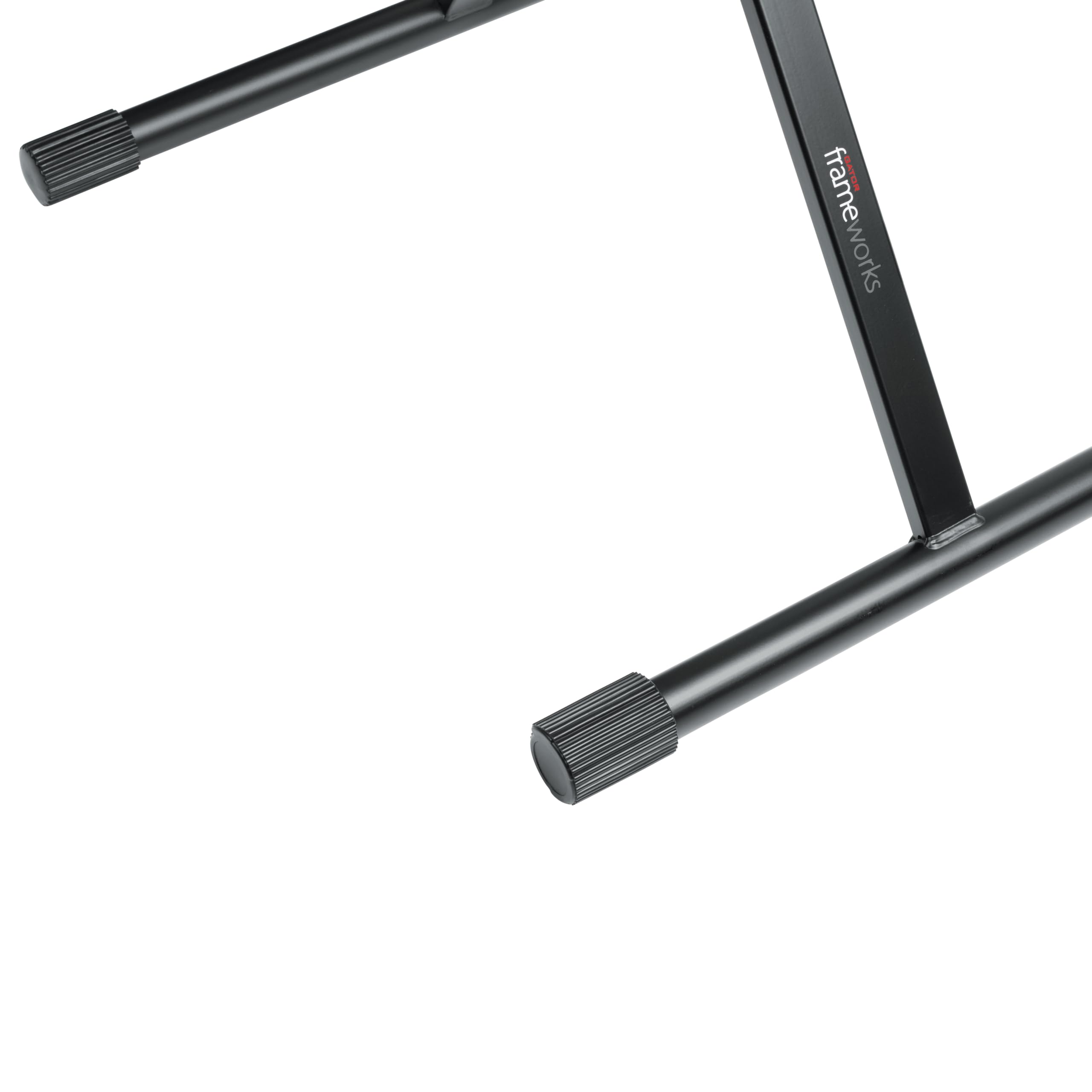 Gator Frameworks Single Brace X-Style Keyboard Stand with Adjustable Height and Leveling Feet (GFW-KEY-1000X)