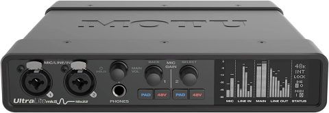 MOTU UltraLite-mk5 18×22 USB Audio Interface 3 for Mac, Windows and iOS with mixing and effects
