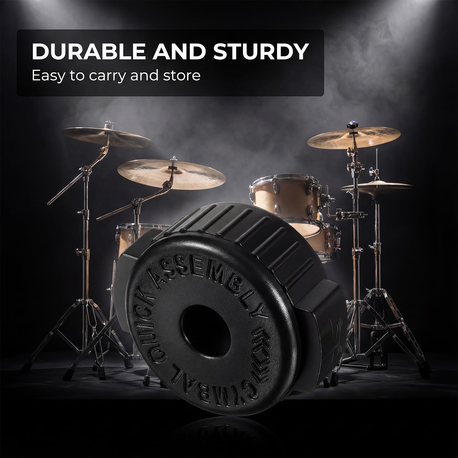 6PCS Black Plastic Cymbal Nuts 8mm Quick-set Plastic Cymbal Nuts for Percussion Drum Kit Cymbals Replacement Accessories Rapid Release Cymbals Topper Replacement Parts Accessories