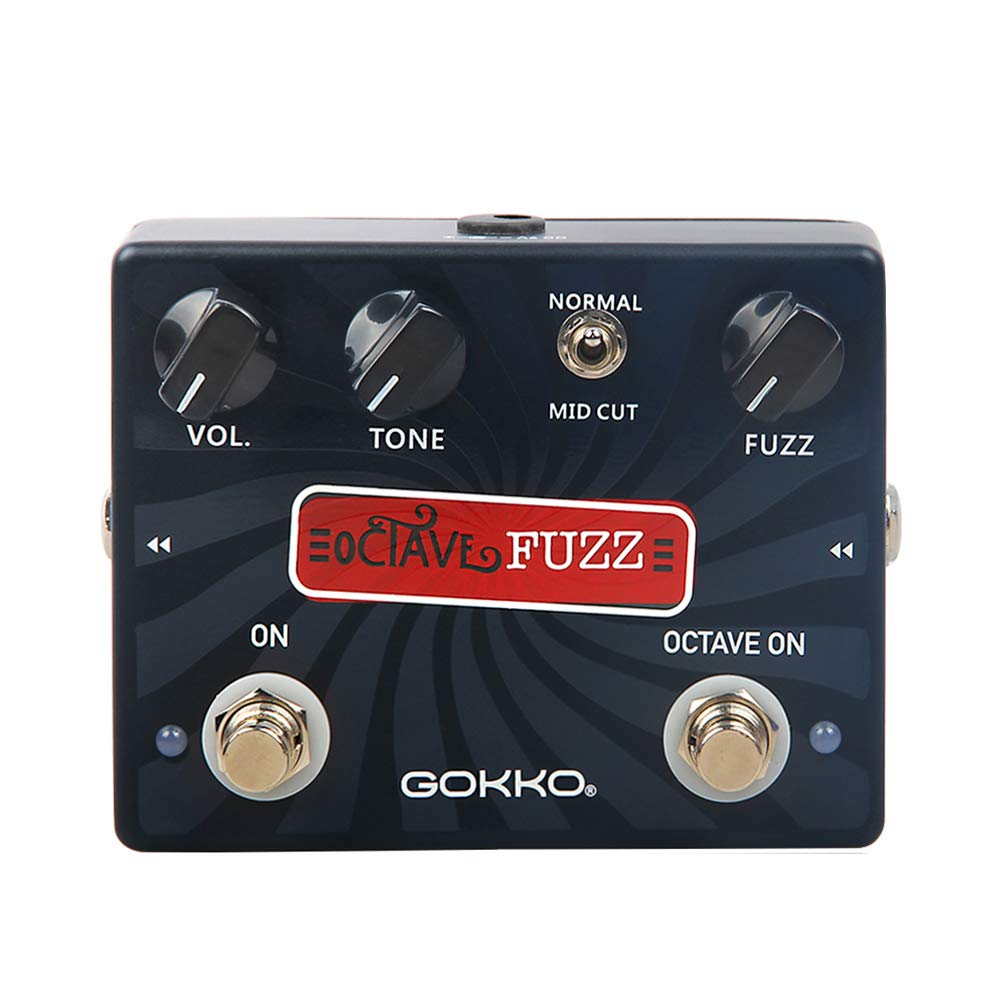 GOKKO GK-31 Octave Fuzz Guitar Effects Pedal with Mid Cut