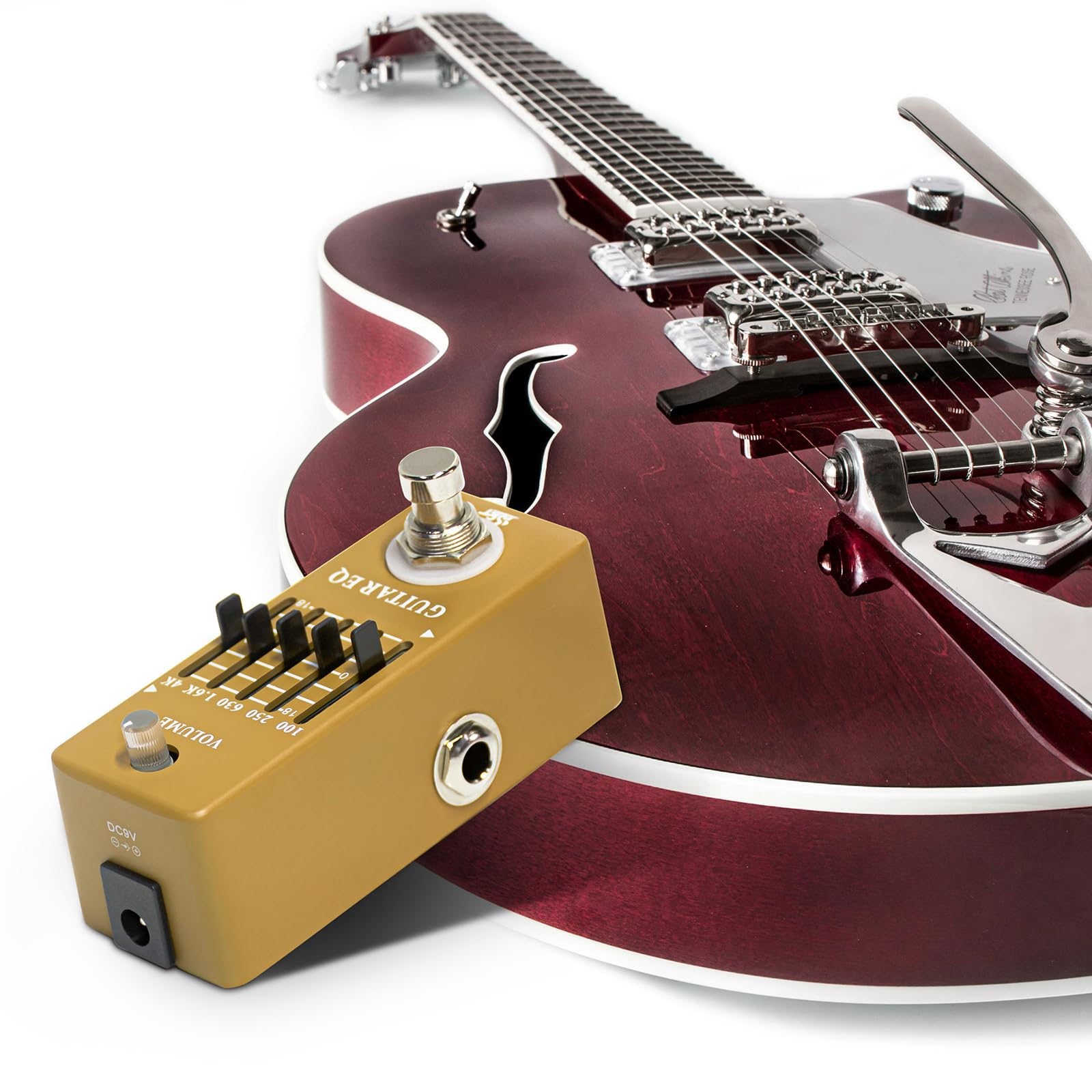 ISET Analog Guitar Equalizer Pedal – EQ Pedal For Electric and Acoustic Guitar With True Bypass